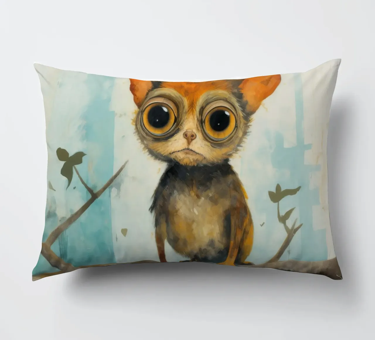 Tarsio minimo 1 cuscino da Minimal Animal Art