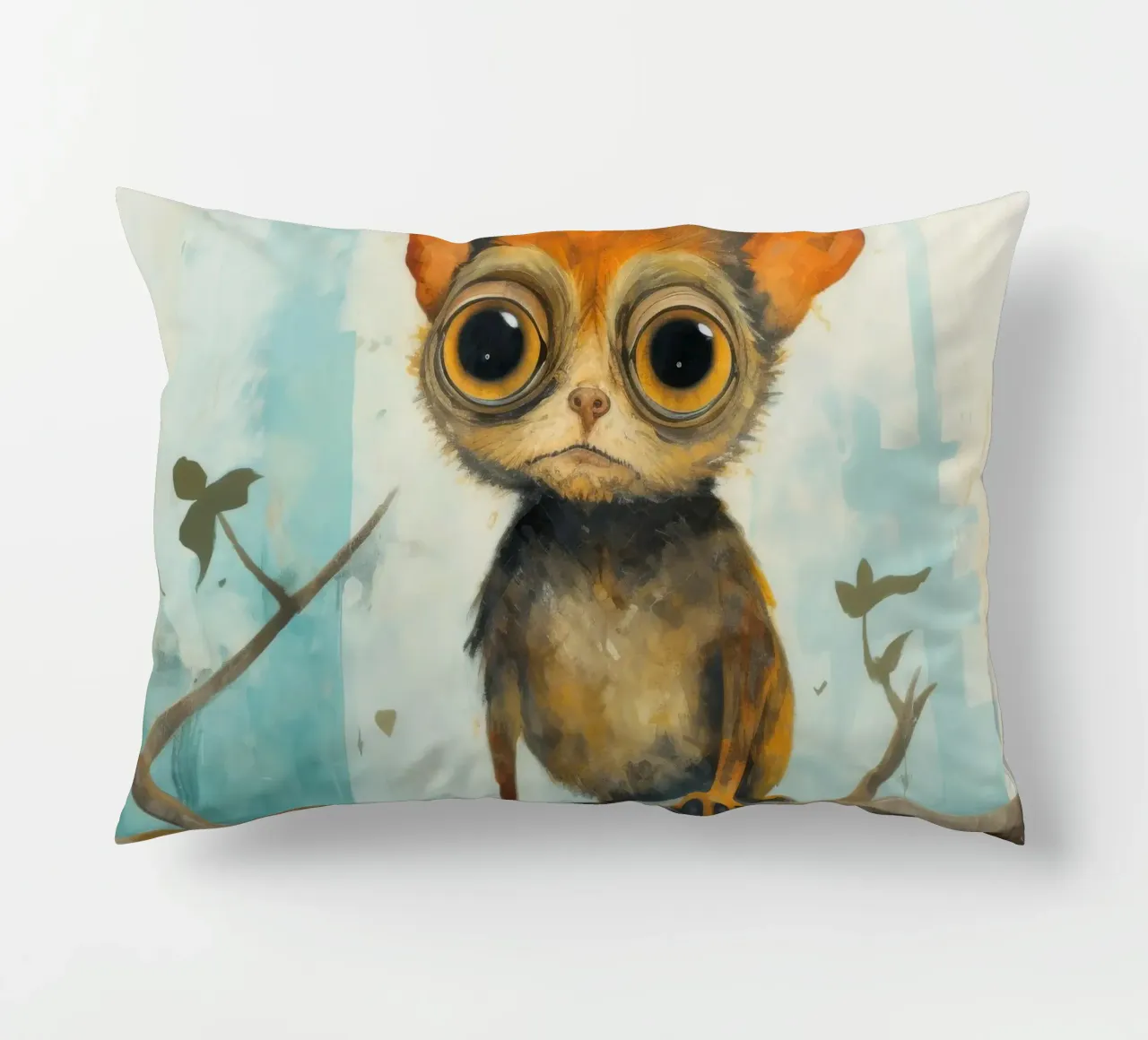 Tarsio minimo 1 cuscino da Minimal Animal Art