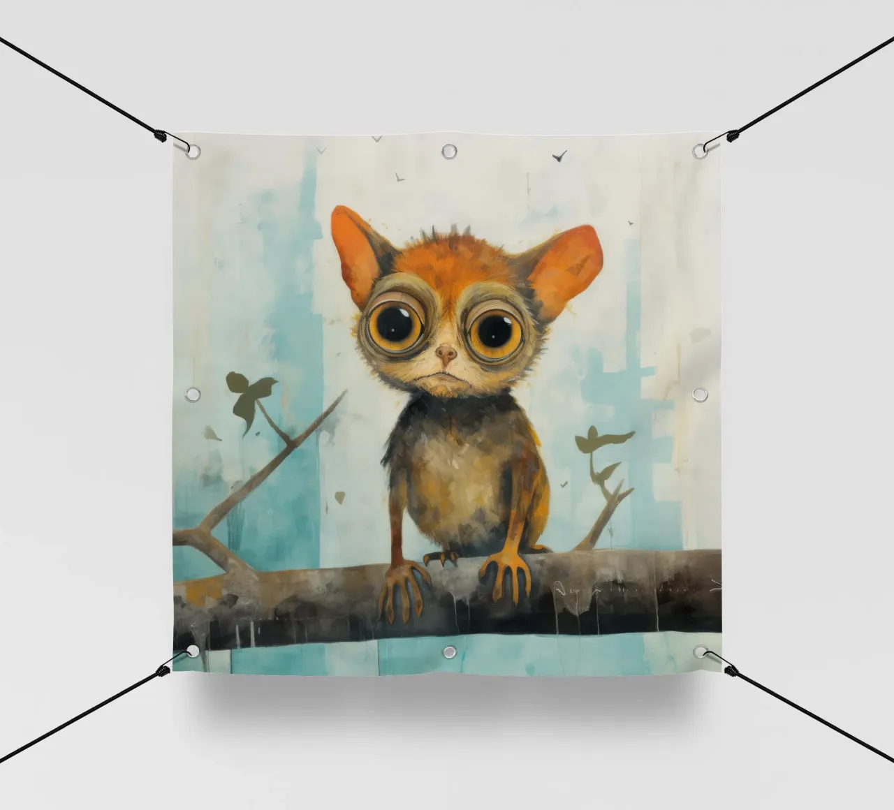 Tarsio minimo 1 telo in pvc da Minimal Animal Art