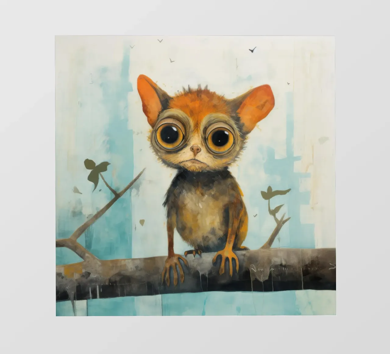 Tarsio minimo 1 telo in pvc da Minimal Animal Art