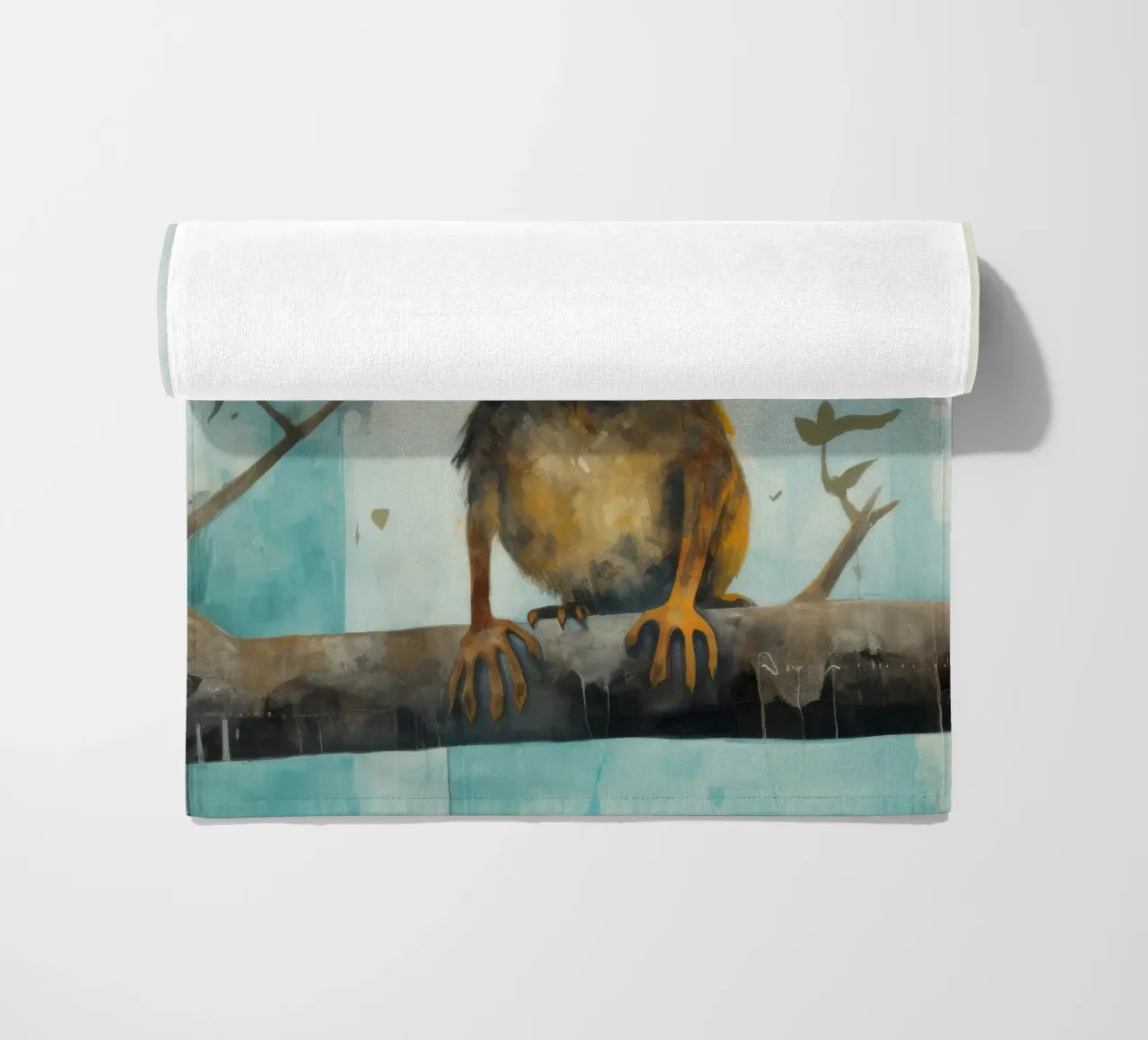 Tarsio minimo 1 telo mare da Minimal Animal Art