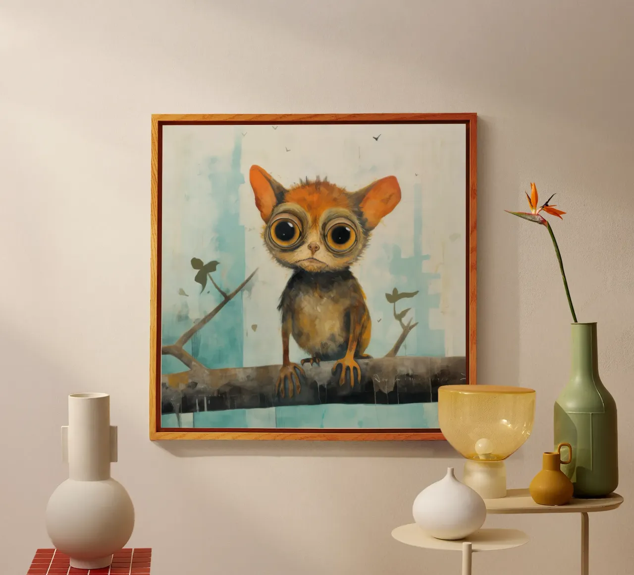 Tarsio minimo 1 plexiglass da Minimal Animal Art