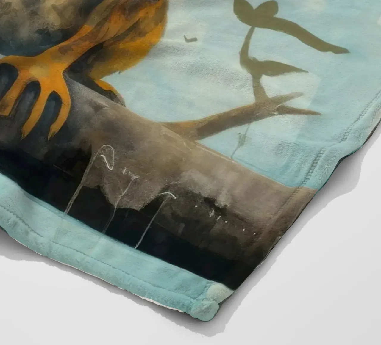 Tarsio minimo 1 coperta in pile da Minimal Animal Art