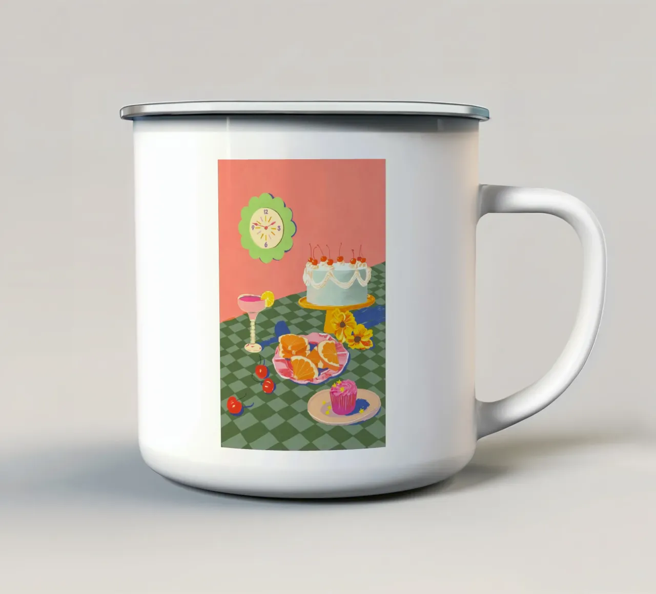 Birthday party tazza in smalto da GigiRosado