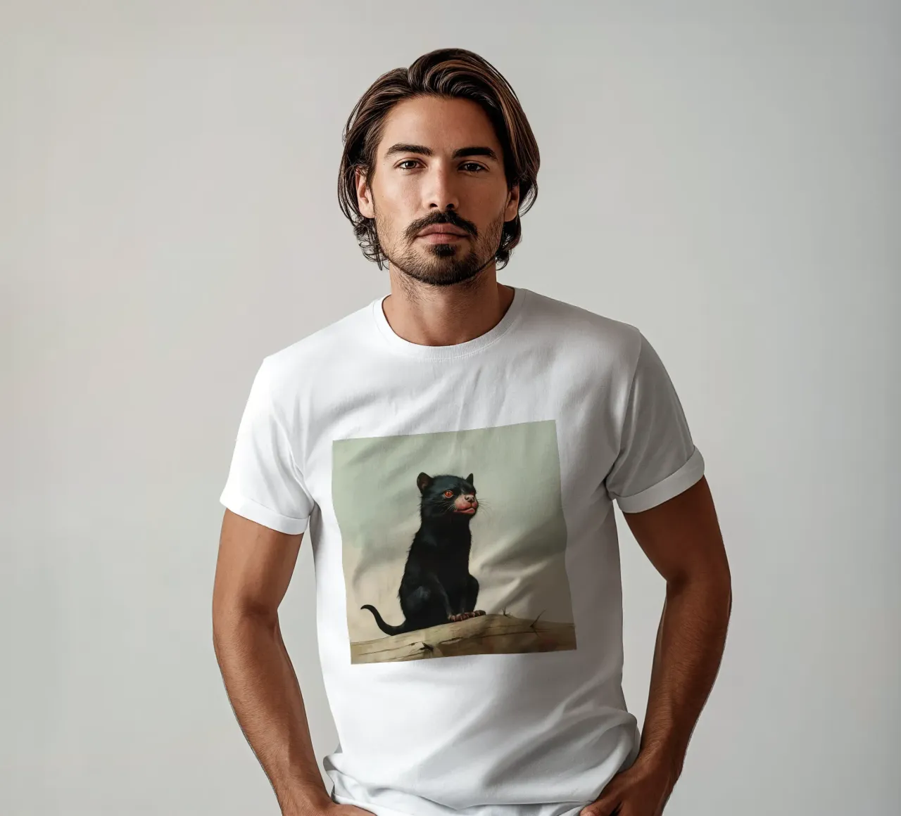 Minimal Tasmanian Devil 2 t-shirt by Minimal Animal Art