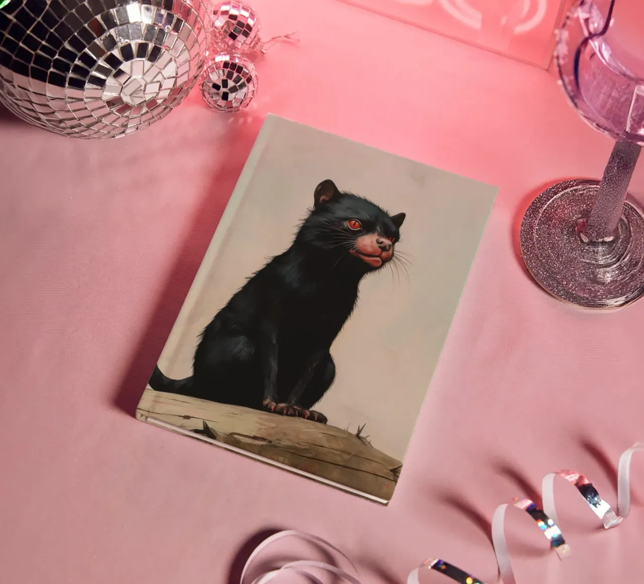 Minimal Tasmanian Devil 2 notebook by Minimal Animal Art