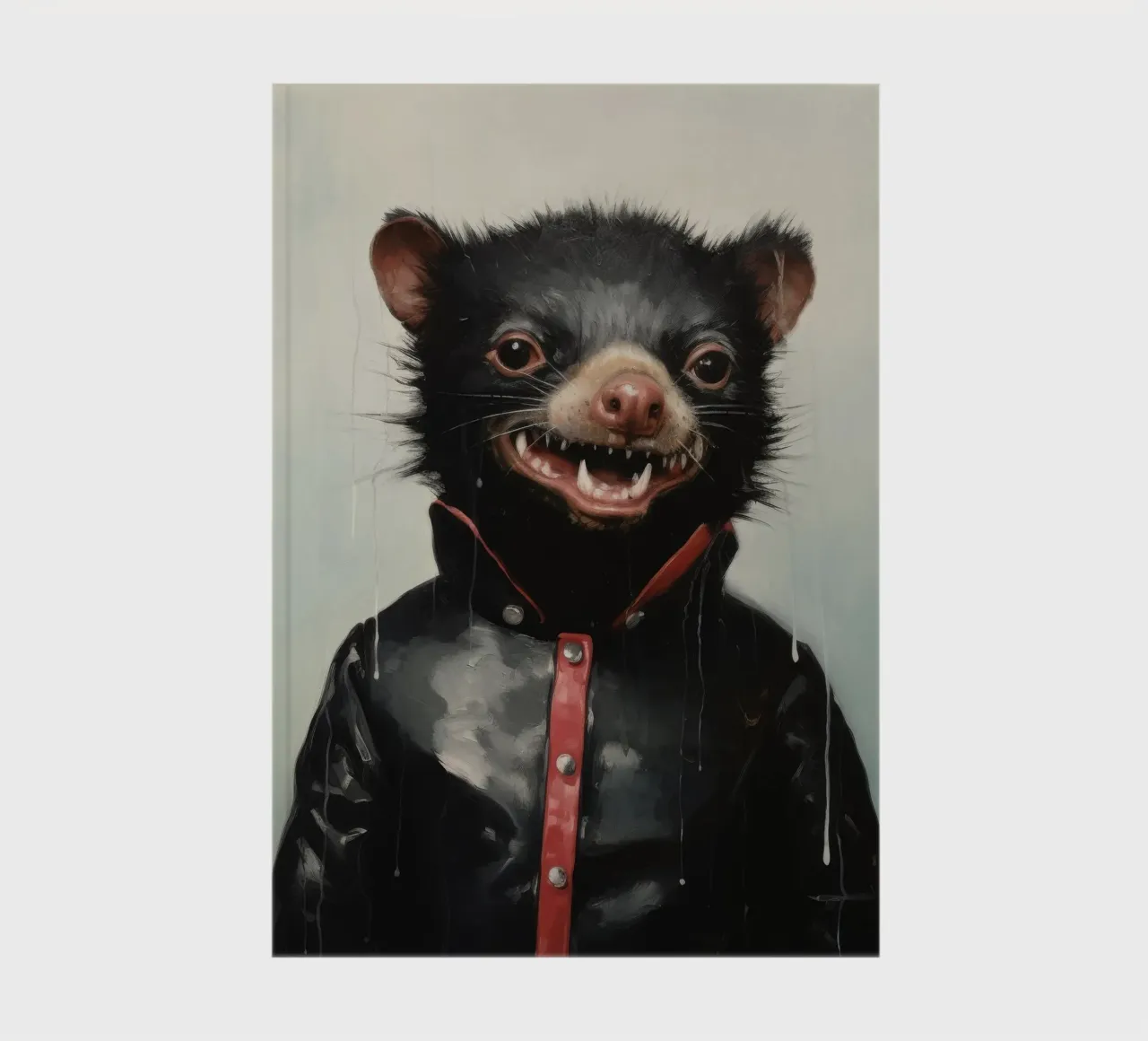 Minimal Tasmanian Devil 3 notebook by Minimal Animal Art