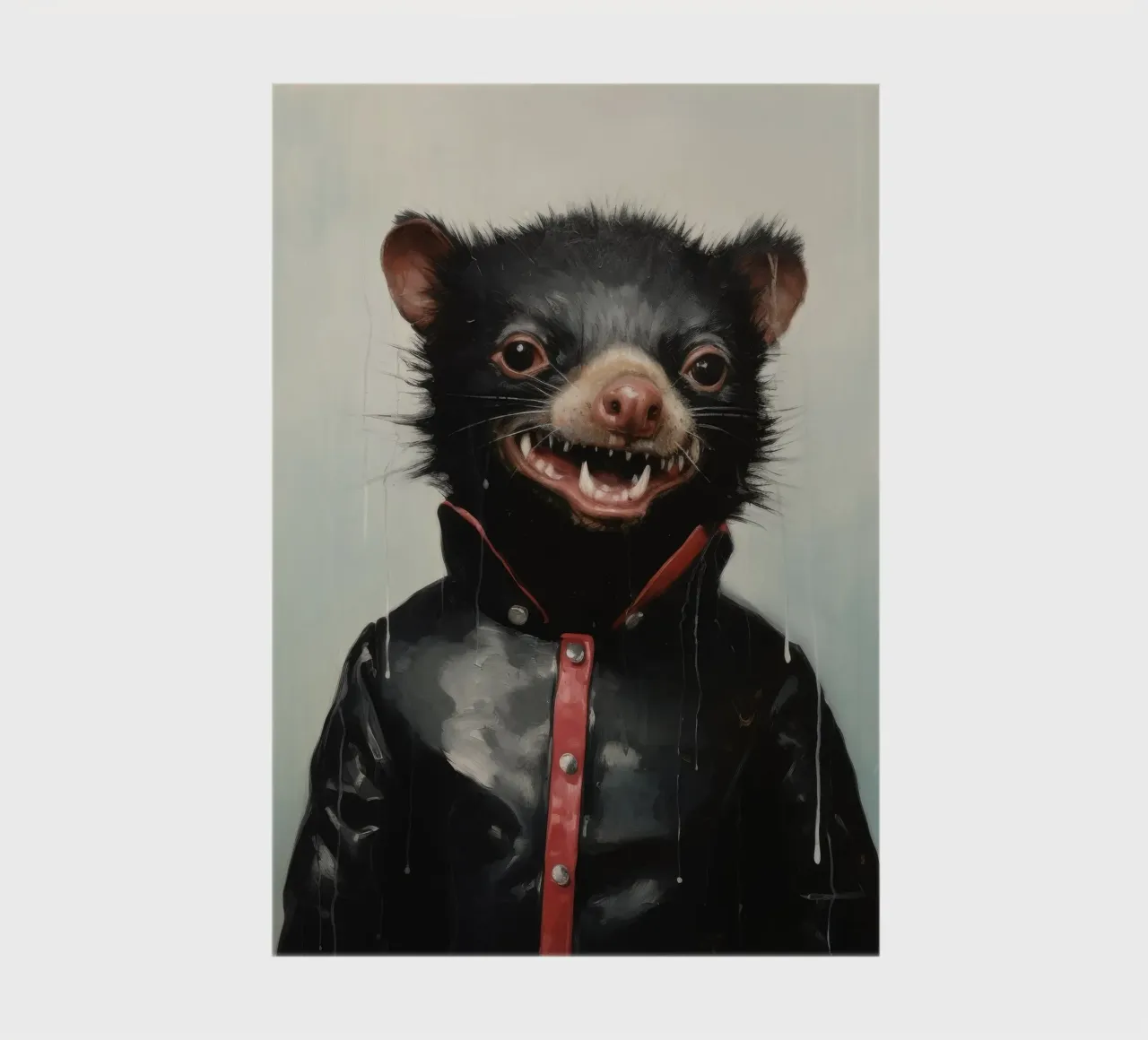 Minimal Tasmanian Devil 3 notebook by Minimal Animal Art