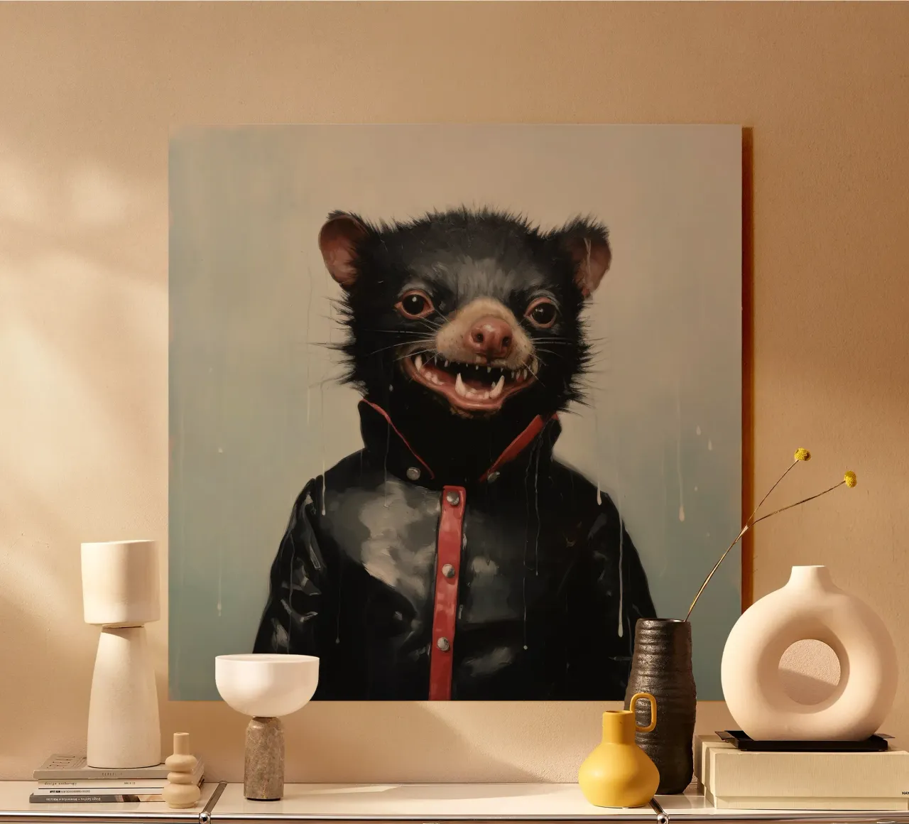 Minimal Tasmanian Devil 3 forex plate by Minimal Animal Art
