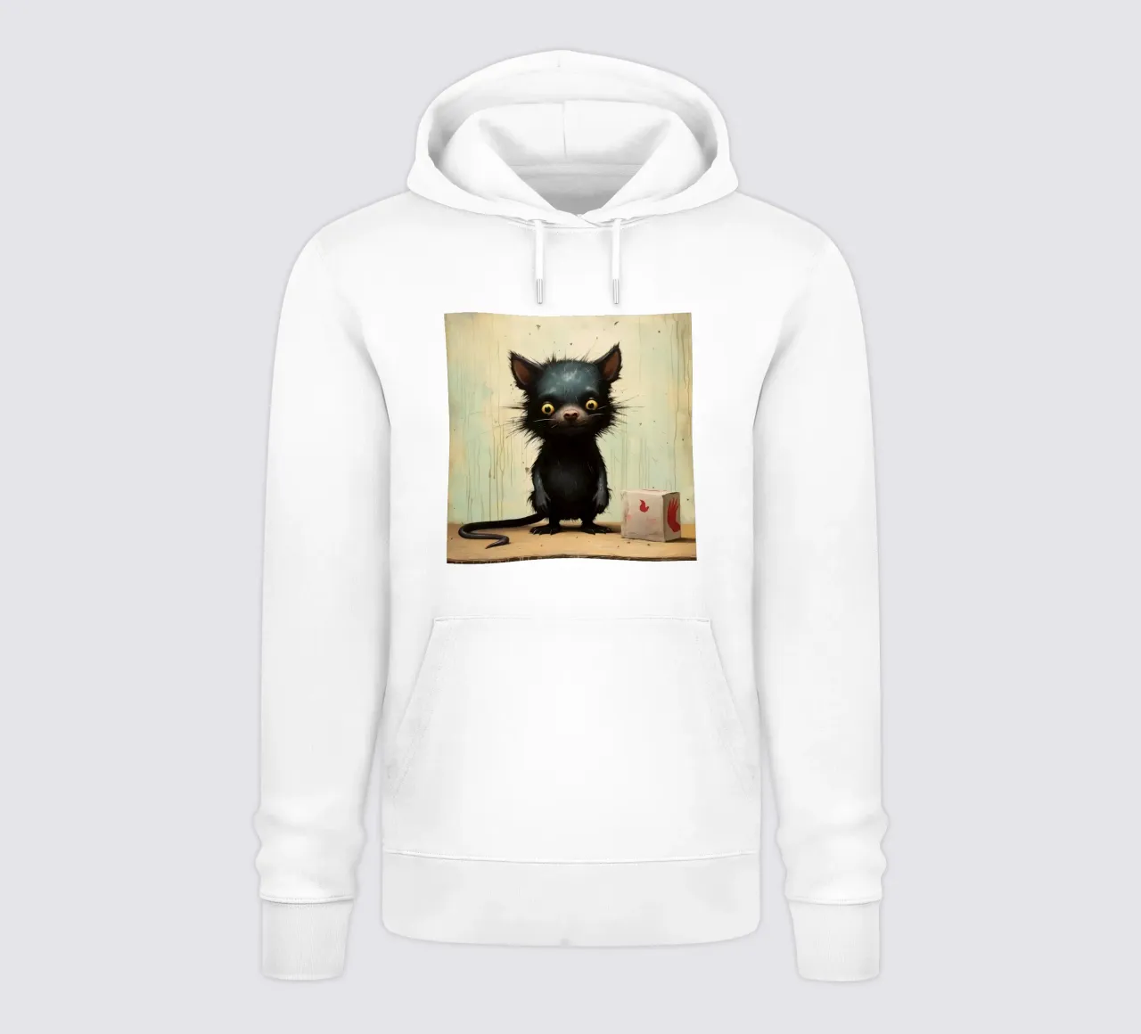 Diavolo della Tasmania minimale 4 felpa con cappuccio da Minimal Animal Art