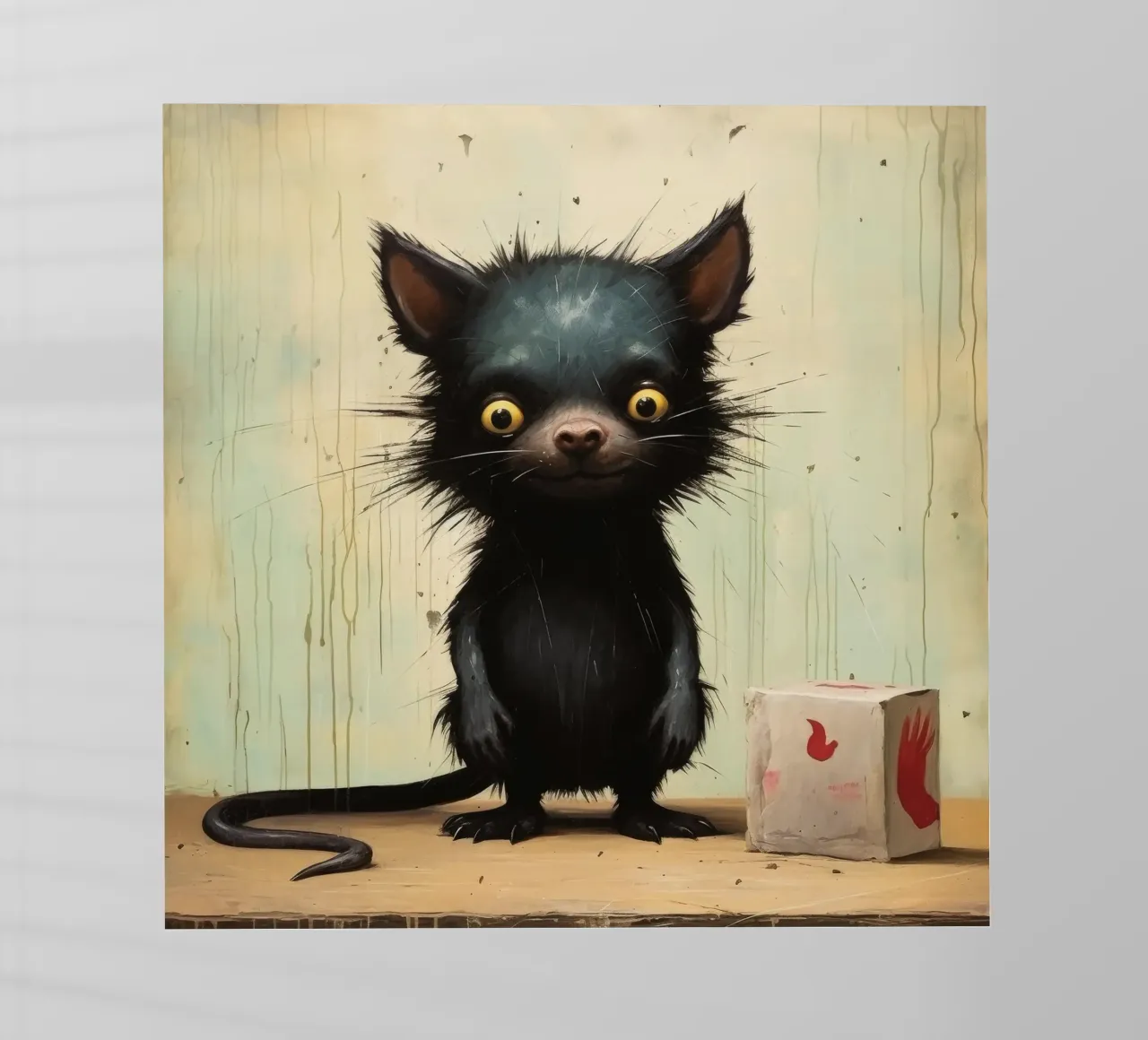 Minimal Tasmanian Devil 4 backlit film by Minimal Animal Art