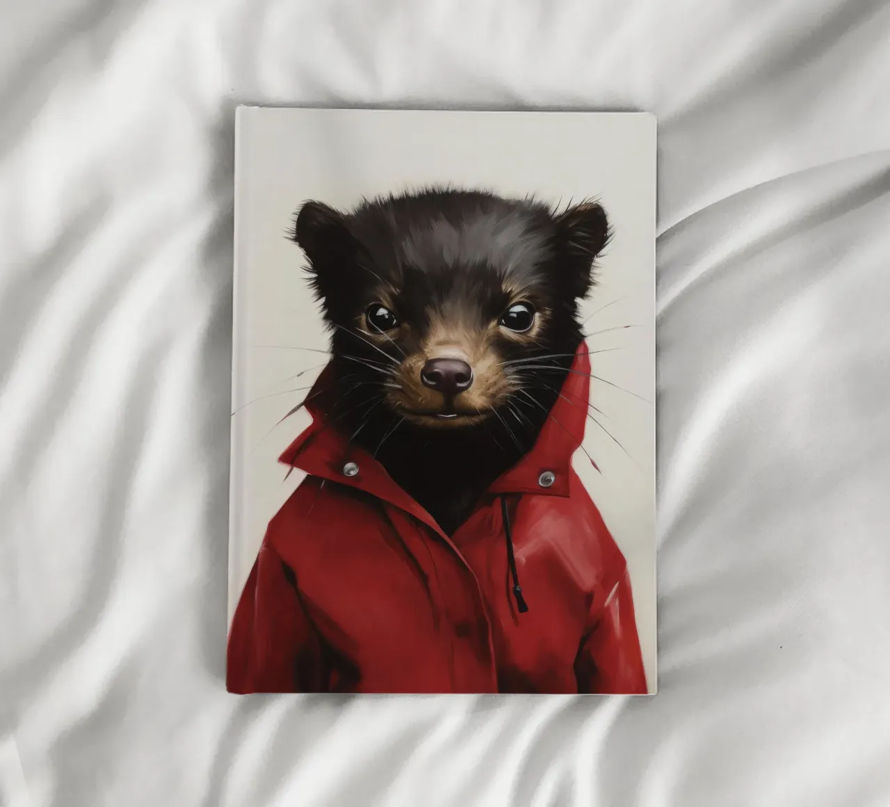 Minimal Tasmanian Devil 1 notebook by Minimal Animal Art