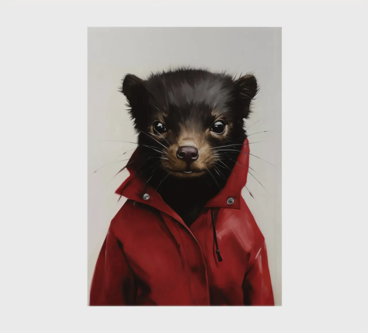 Minimal Tasmanian Devil 1 notebook by Minimal Animal Art