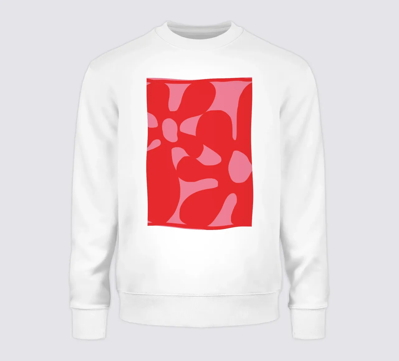 Grandi fiori rossi Groovy felpa da pdigitalprints