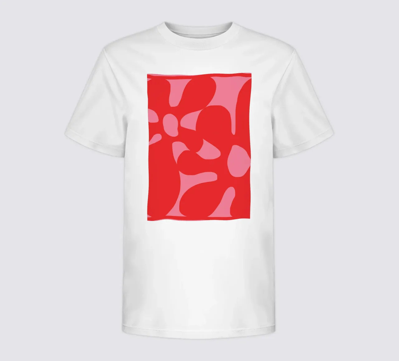 Big Groovy red flowers kids t-shirt by pdigitalprints