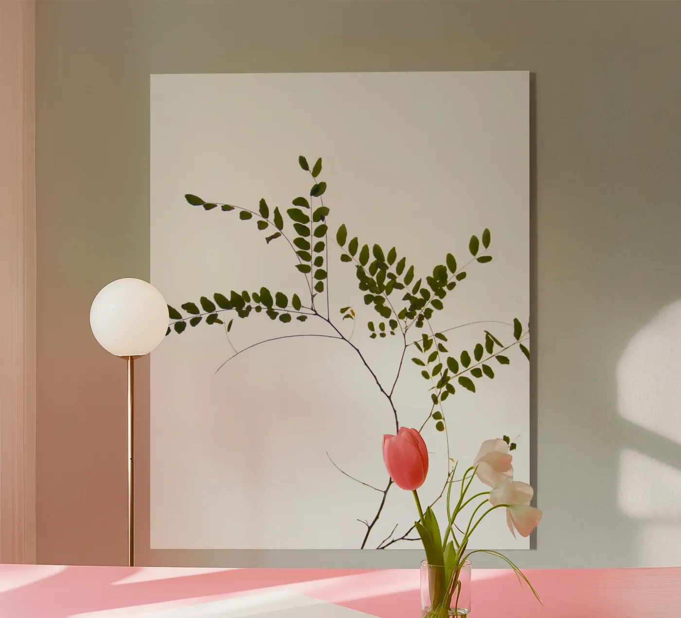 Delicate tree branch Acryl-Glas von Teresa André