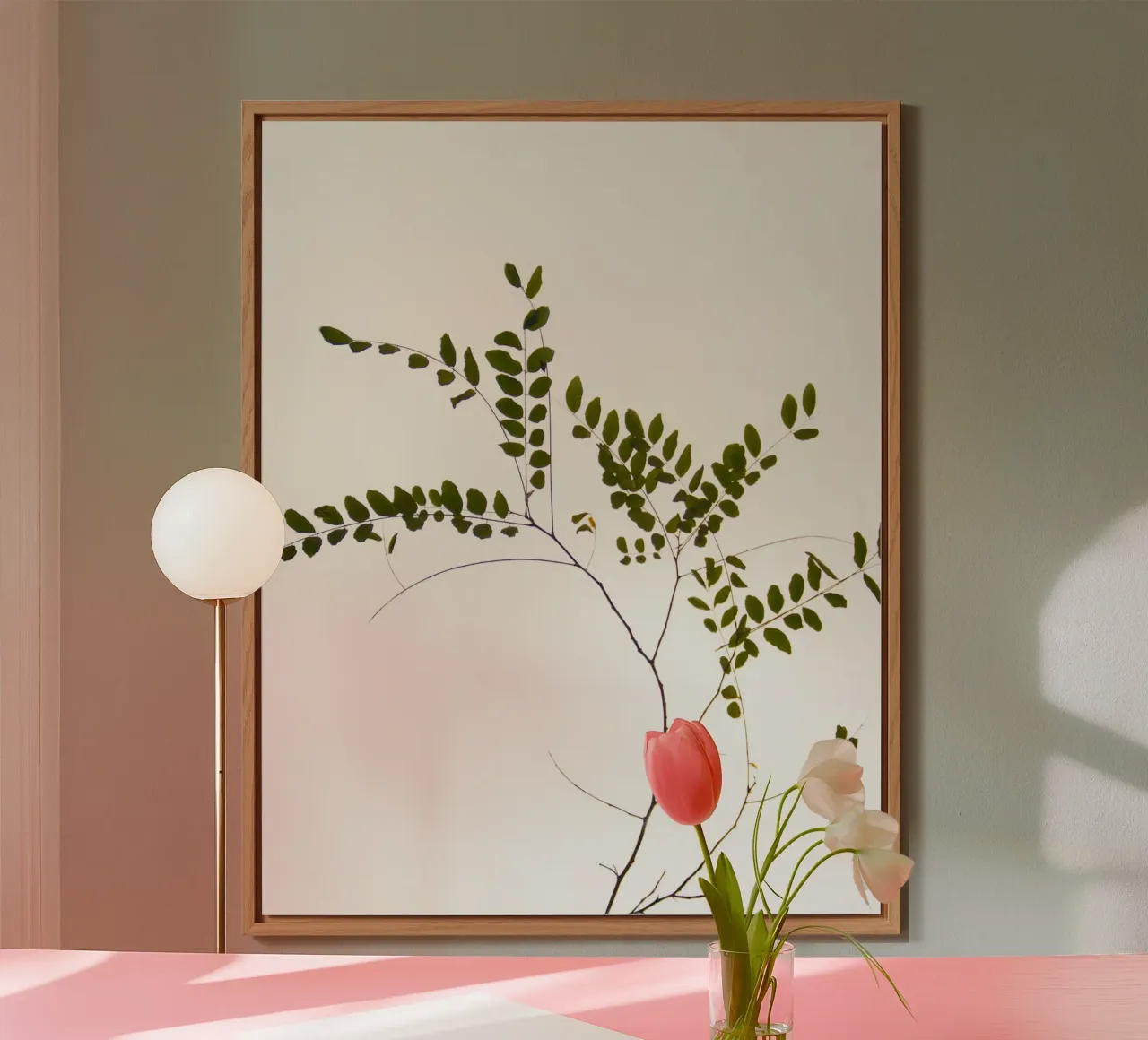 Tree delicate branch alluminio dibond da Teresa André