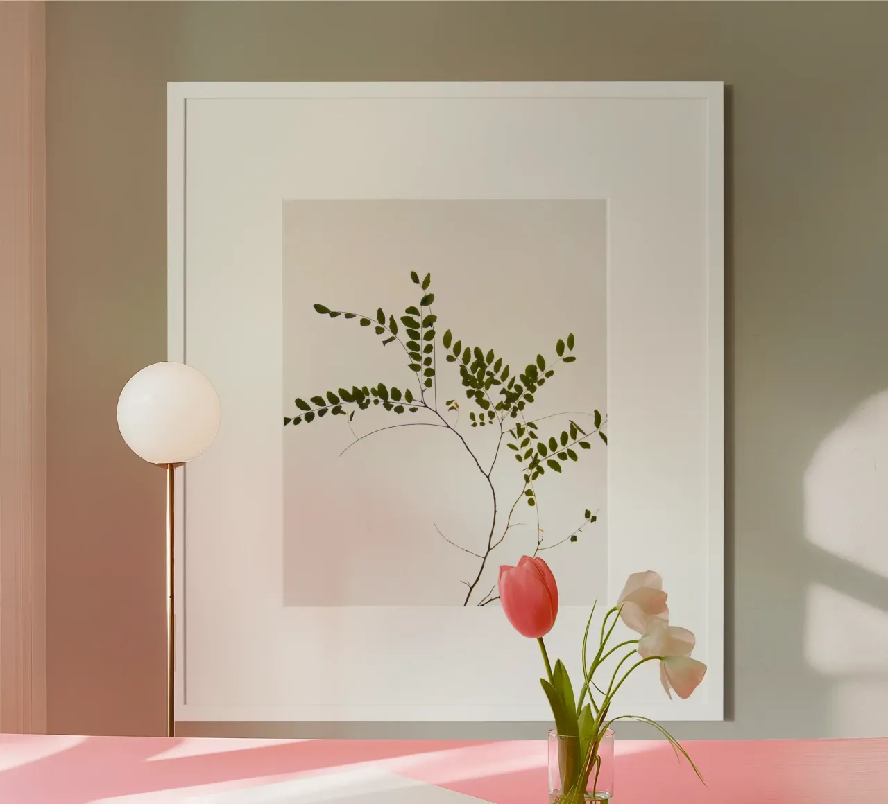 Delicate tree branch poster by Teresa André