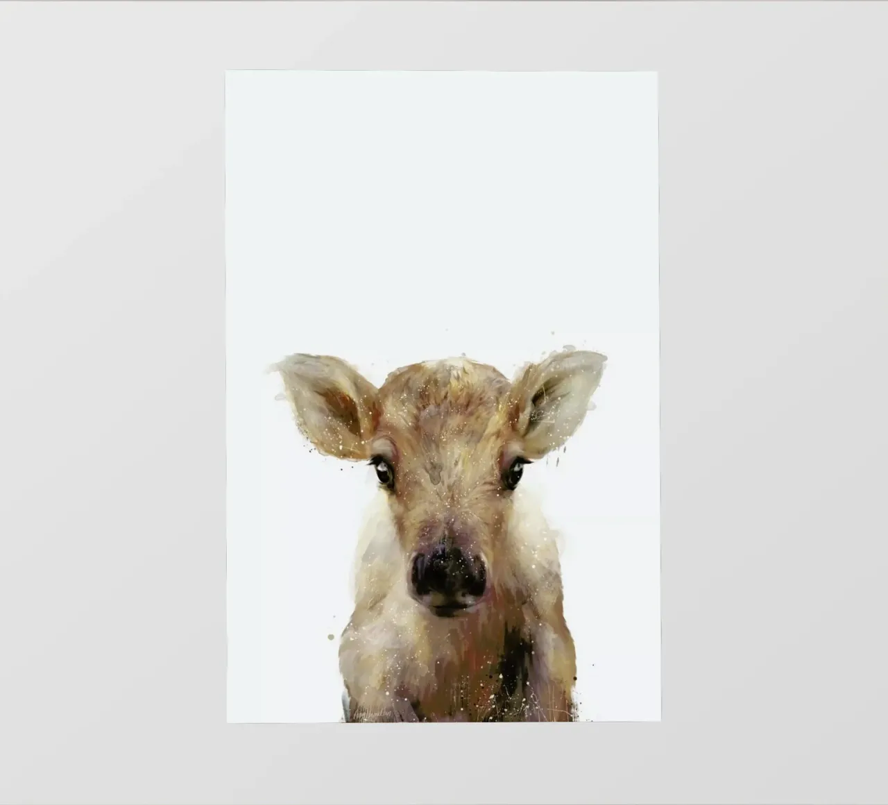Little Reindeer telo in pvc da Amy Hamilton