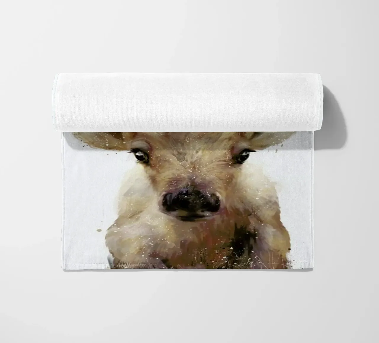 Little Reindeer beach towel by Amy Hamilton