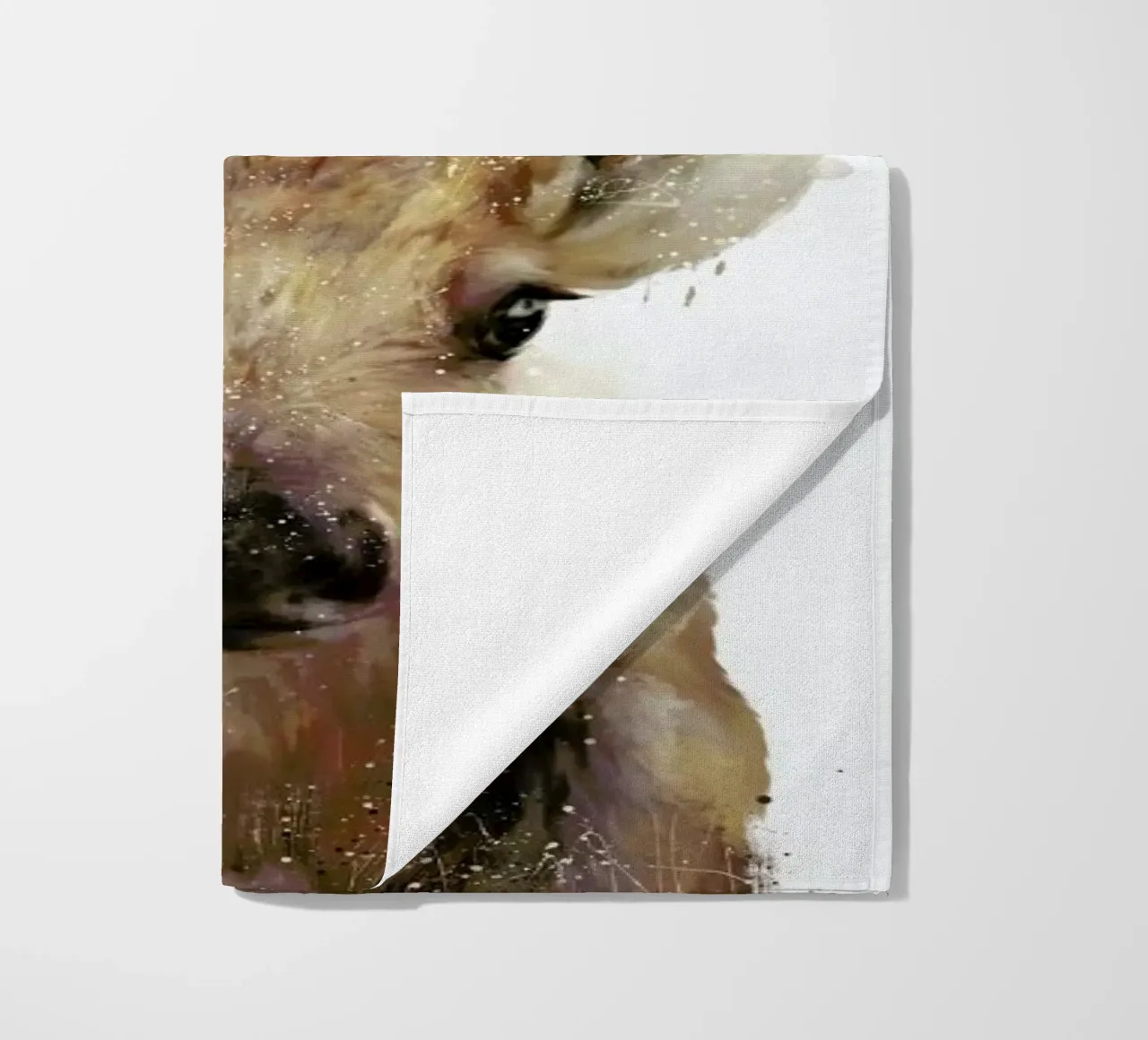 Little Reindeer beach towel by Amy Hamilton
