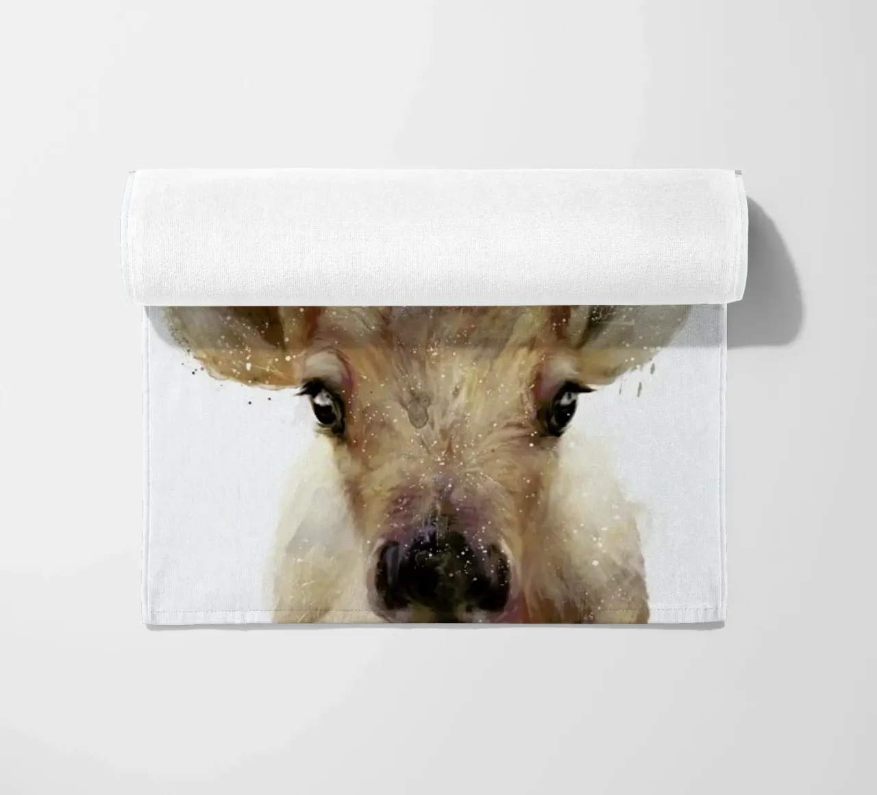 Little Reindeer beach towel by Amy Hamilton