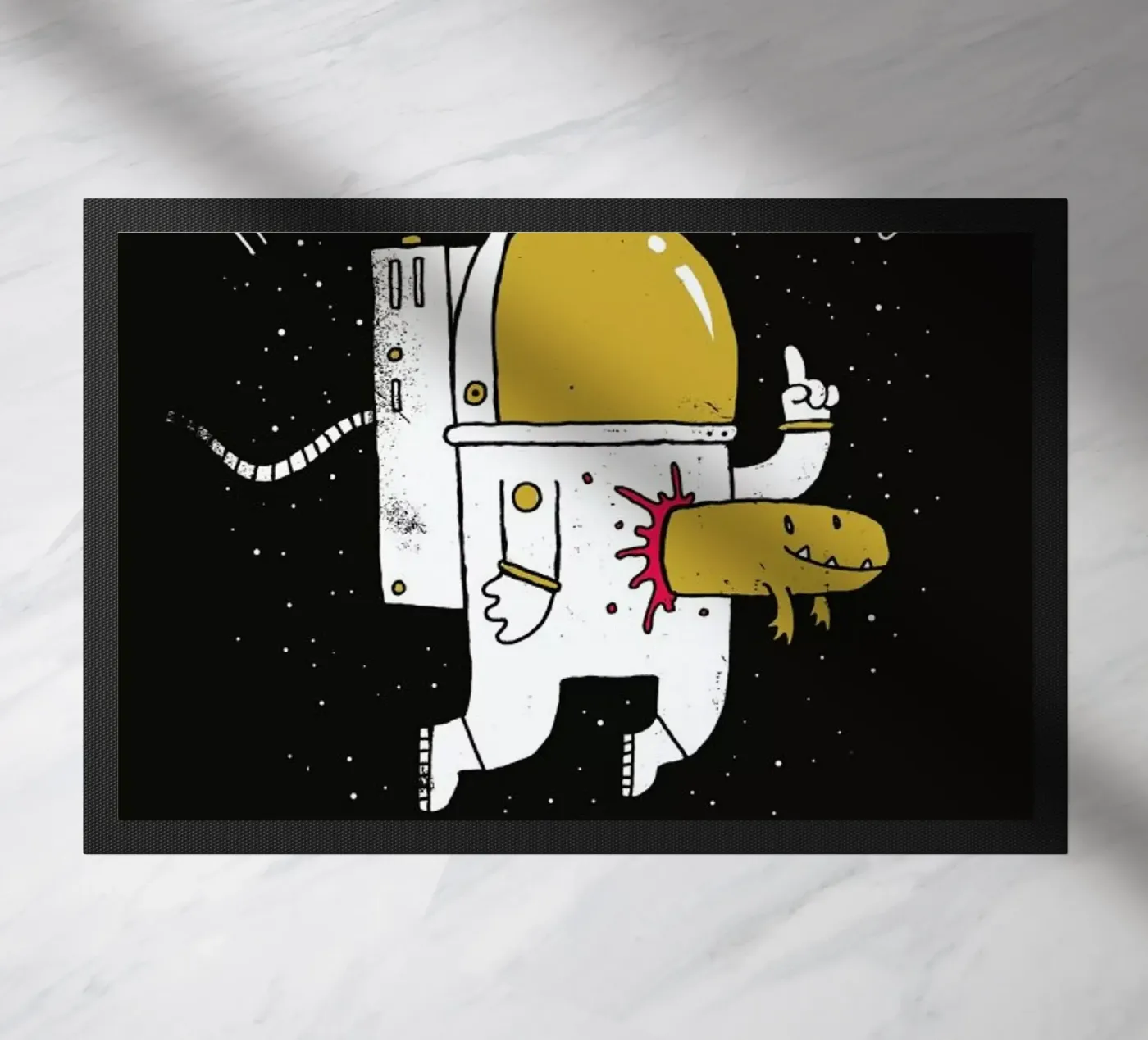 Space Sucks deurmat van DinoMike