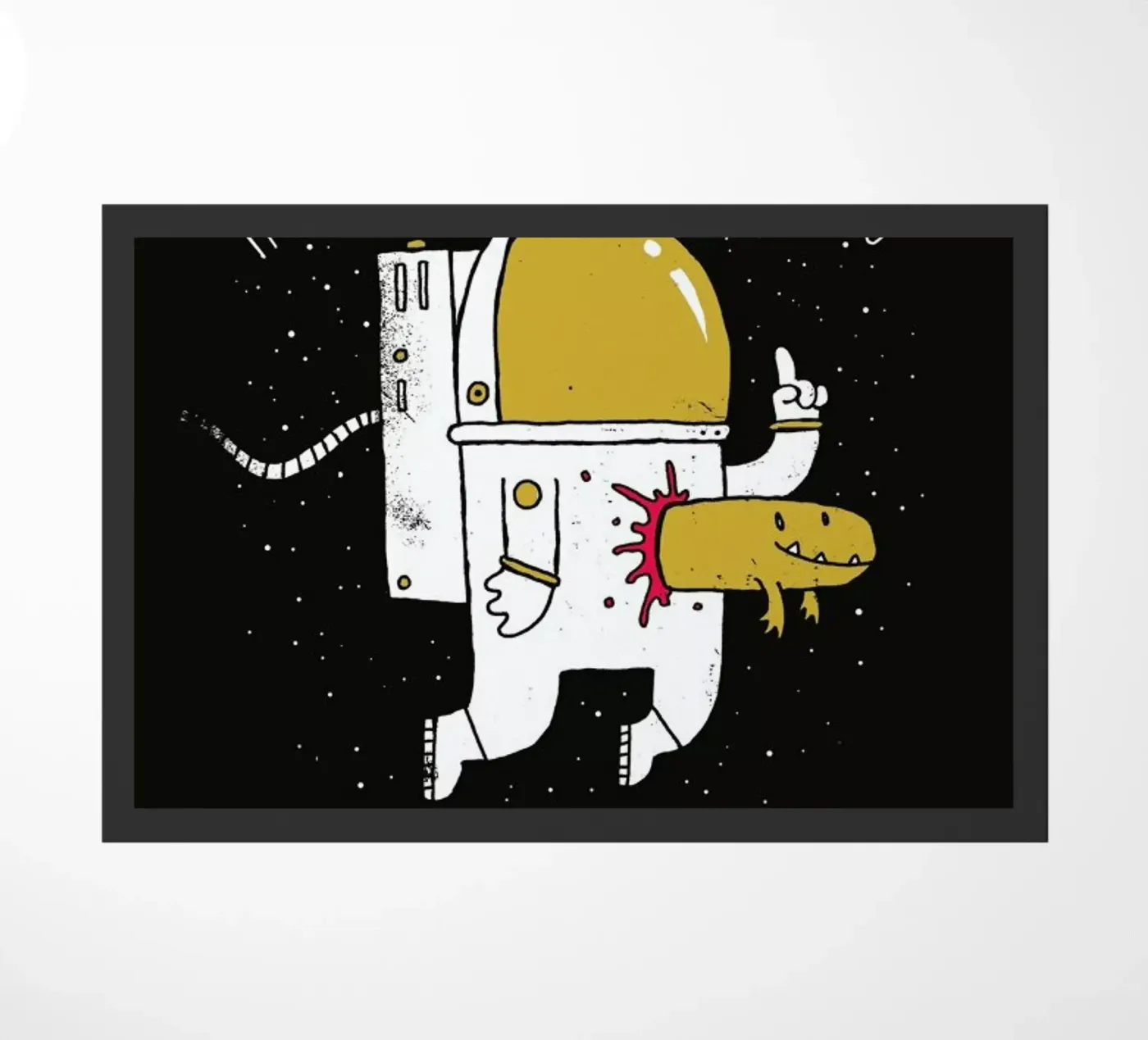 Space Sucks deurmat van DinoMike