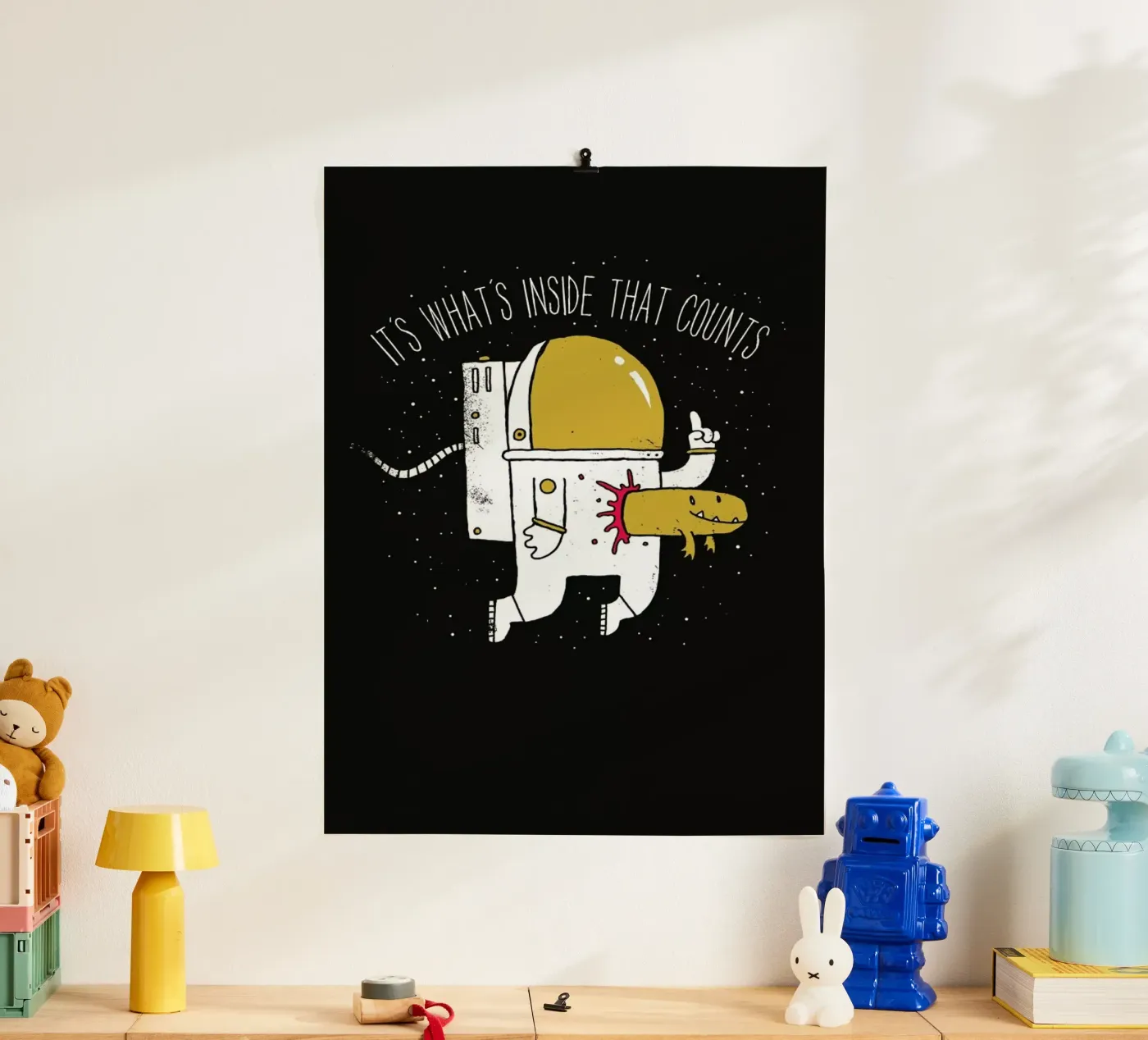 Space Sucks poster by DinoMike