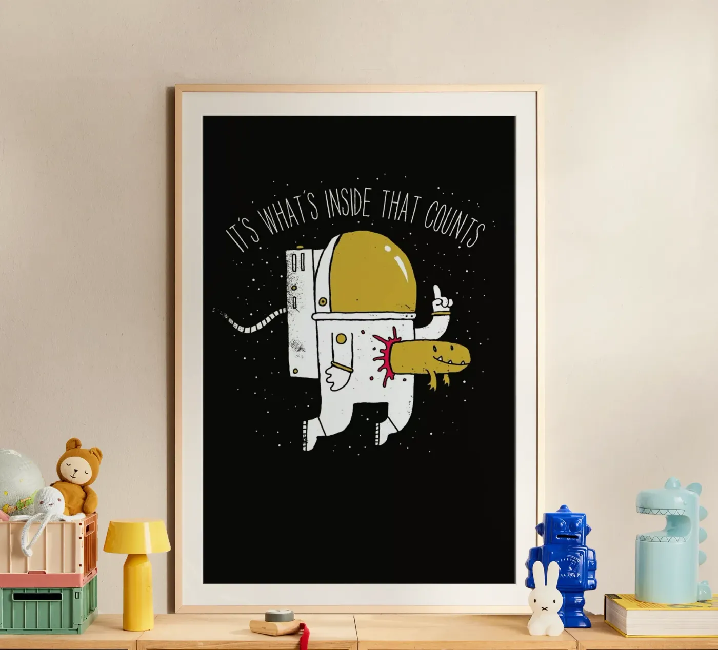 Space Sucks poster by DinoMike