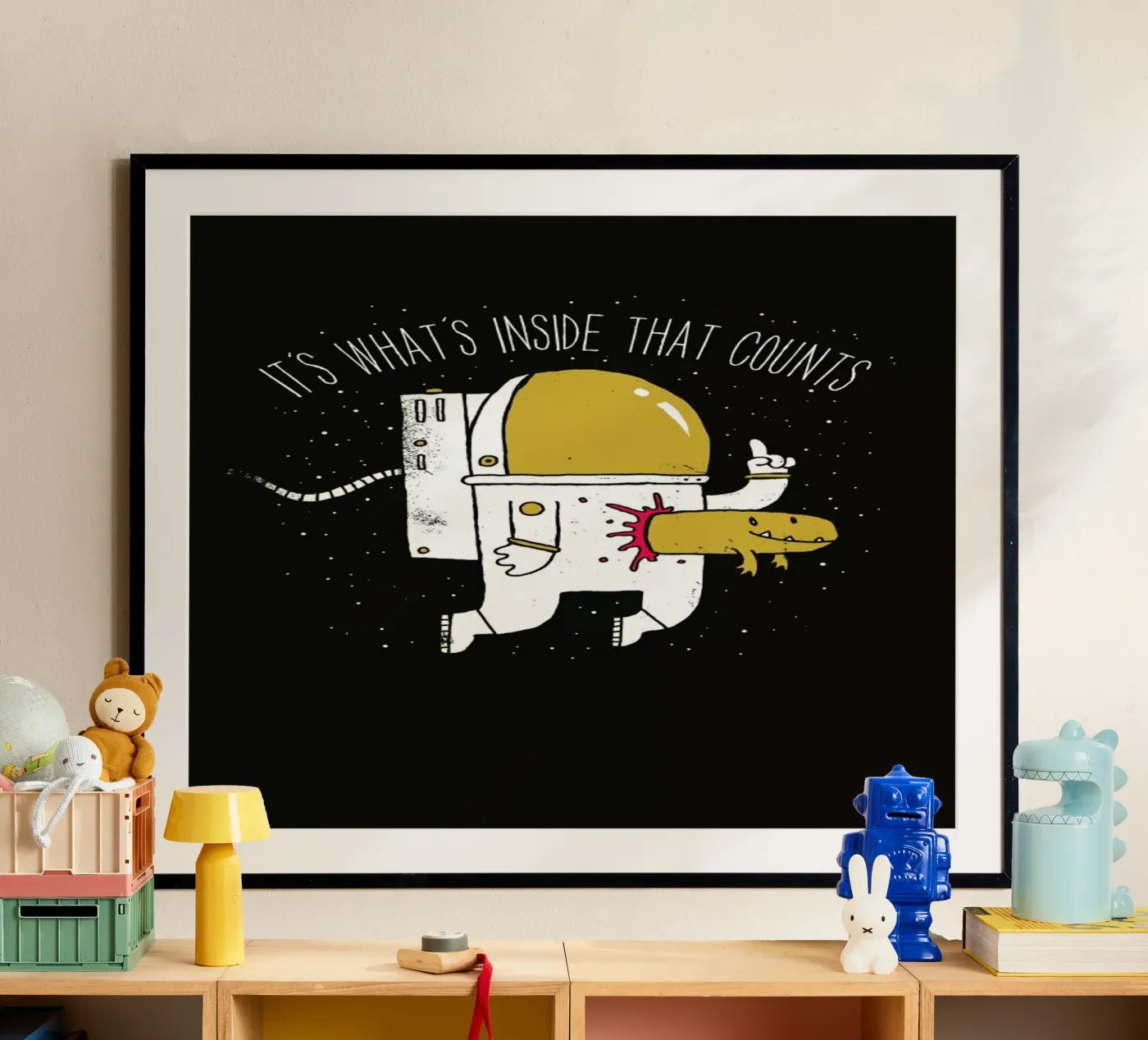 Space Sucks poster by DinoMike