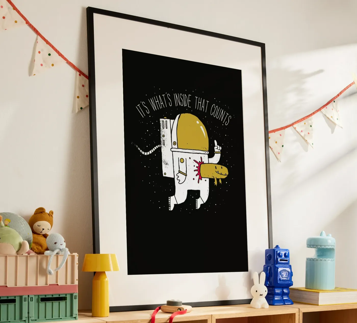 Space Sucks poster van DinoMike