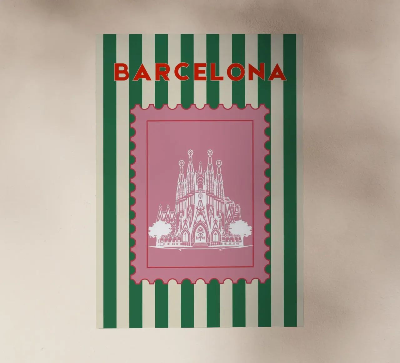 Barcellona Viaggio Design retrò pellicola backlit da pdigitalprints