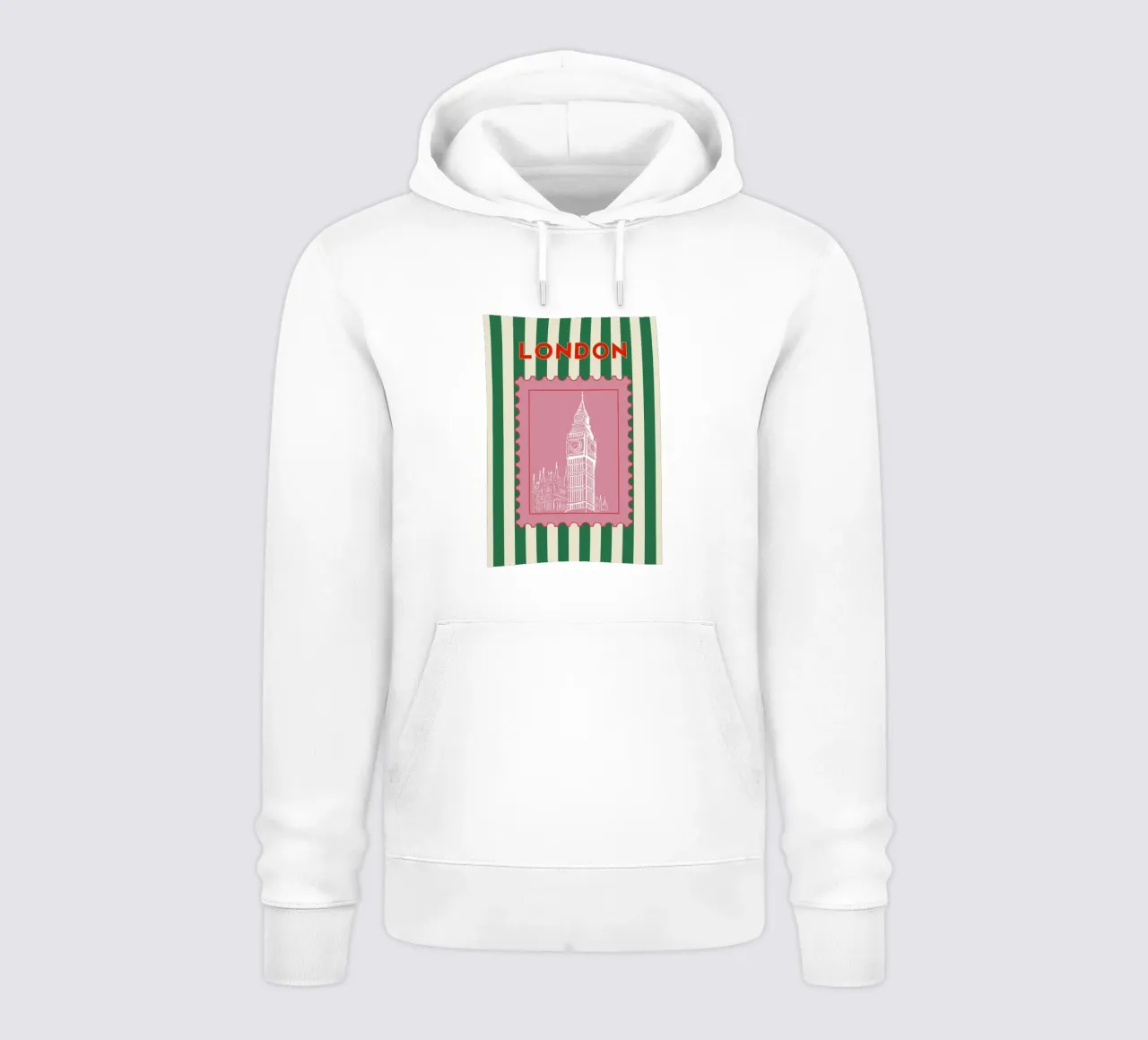 Londra Design da viaggio retrò felpa con cappuccio da pdigitalprints