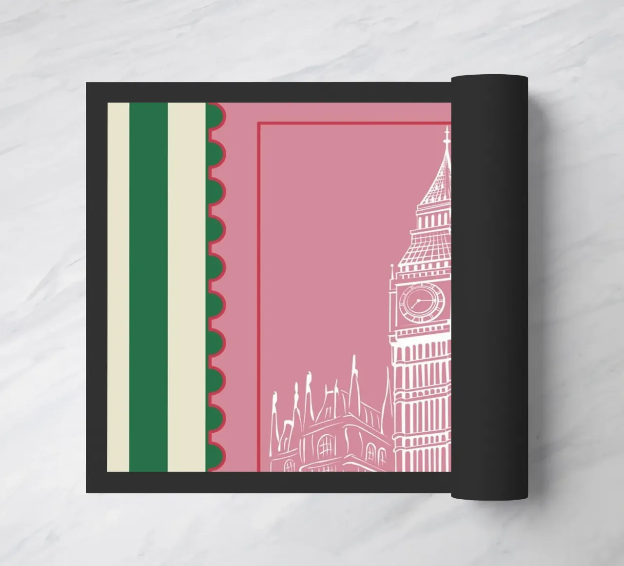Londra Design da viaggio retrò zerbino da pdigitalprints