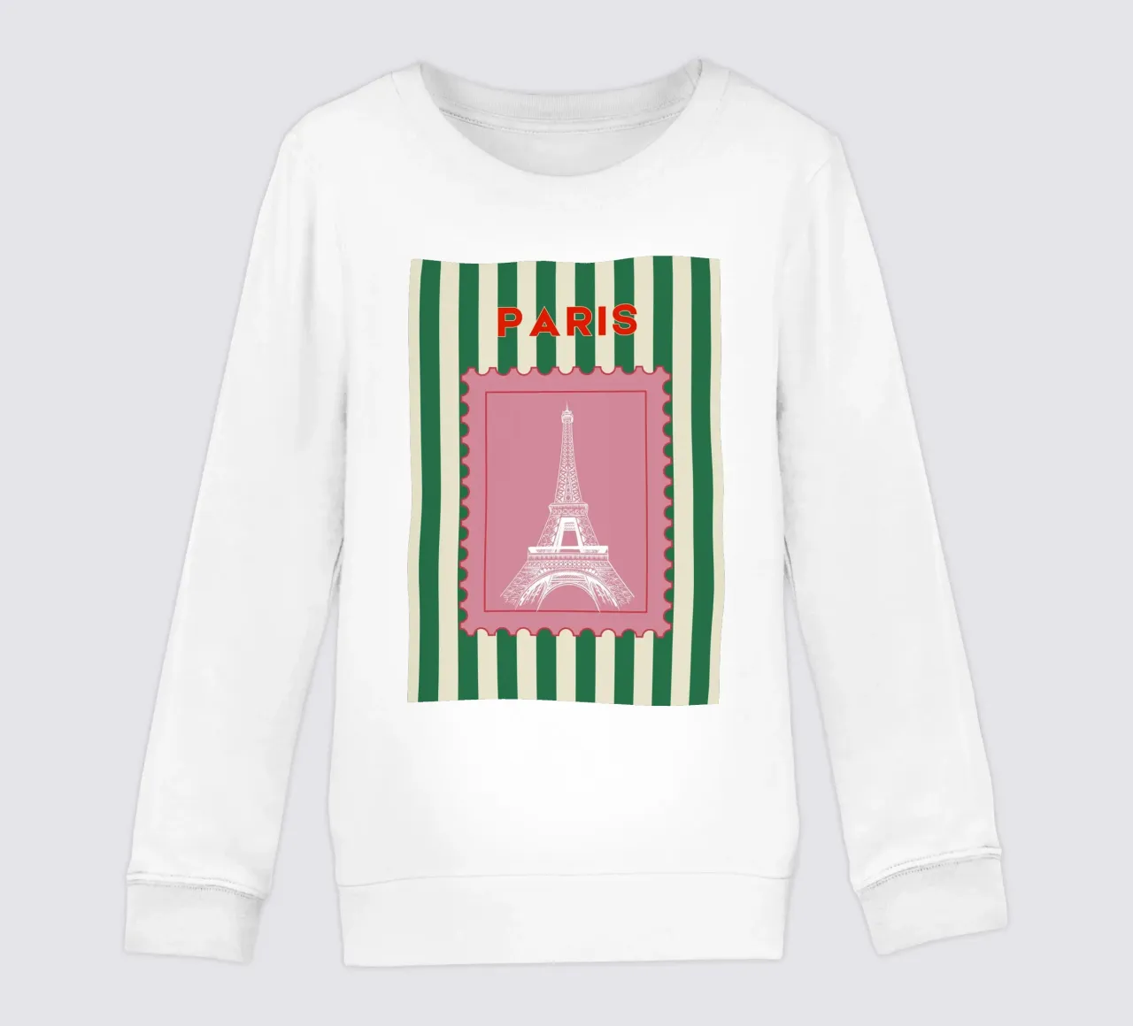Parigi Design da viaggio retrò felpa bambino da pdigitalprints