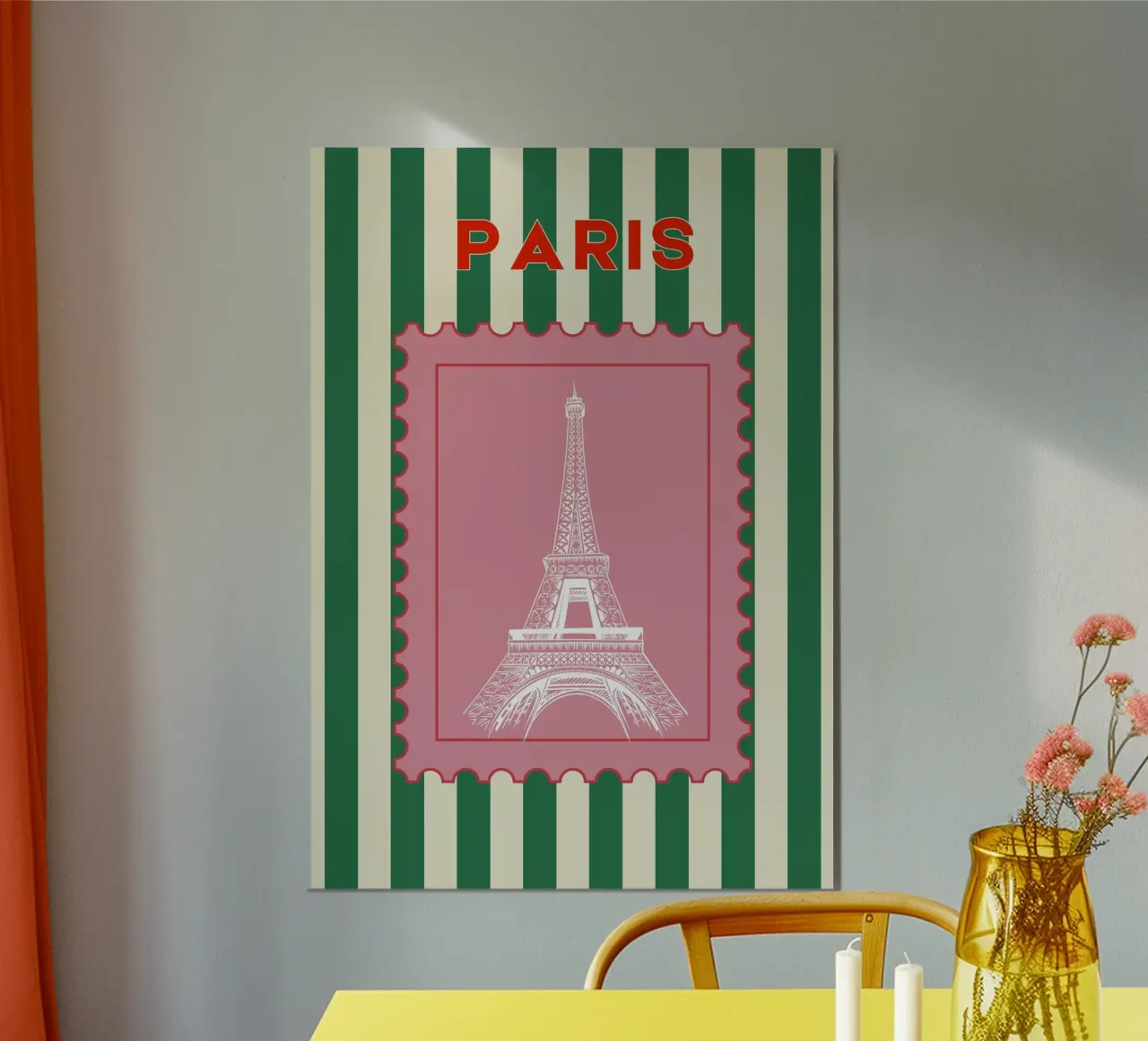 Parigi Design da viaggio retrò alluminio dibond da pdigitalprints