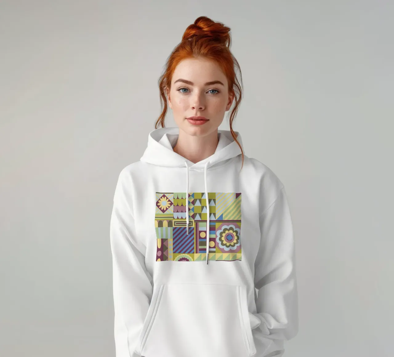 Modern craft composition felpa con cappuccio da GigiRosado