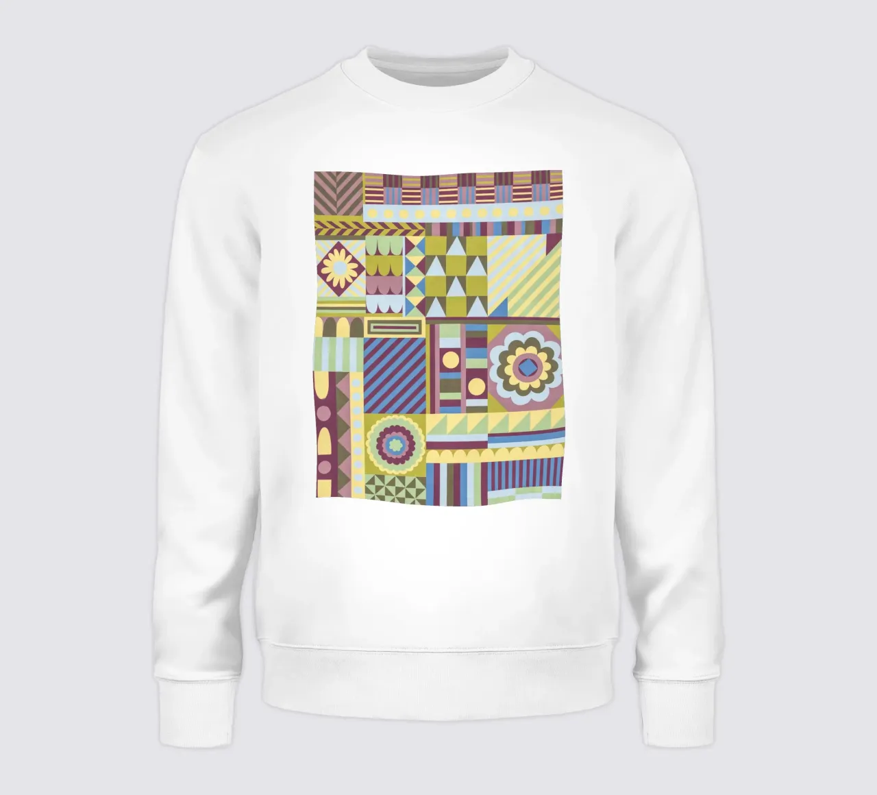 Modern craft composition sweatshirt by GigiRosado