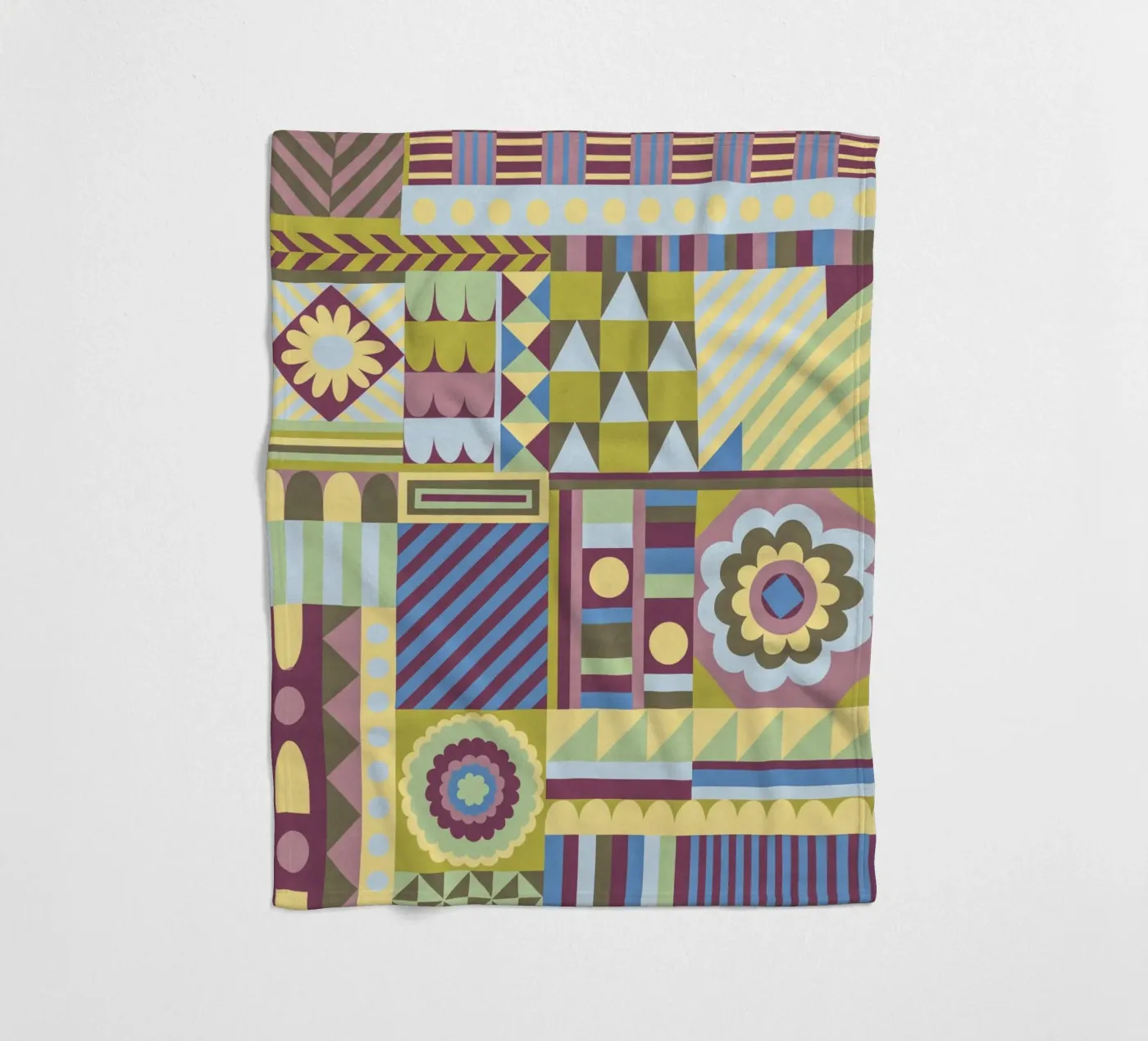 Modern craft composition Fleecedecke von GigiRosado