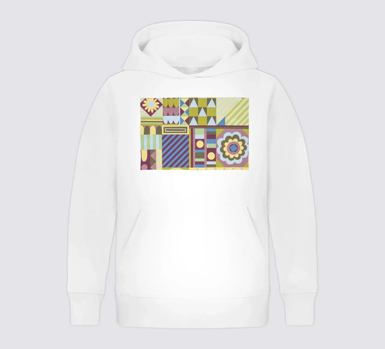 Modern craft composition felpa bambino con cappuccio da GigiRosado