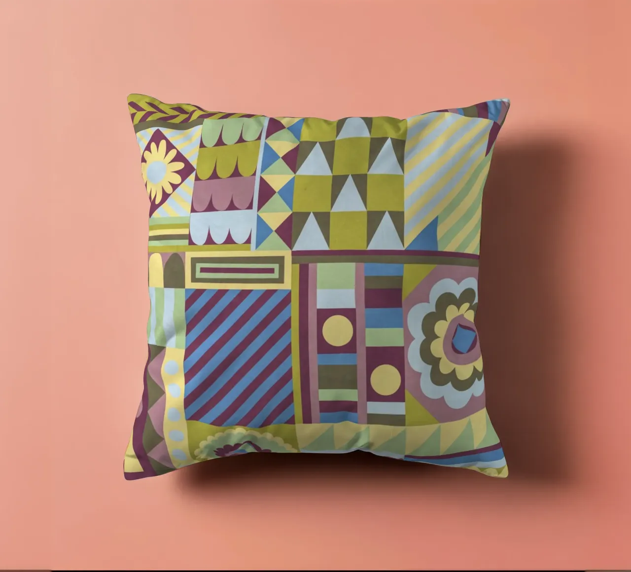 Modern craft composition cuscino da GigiRosado