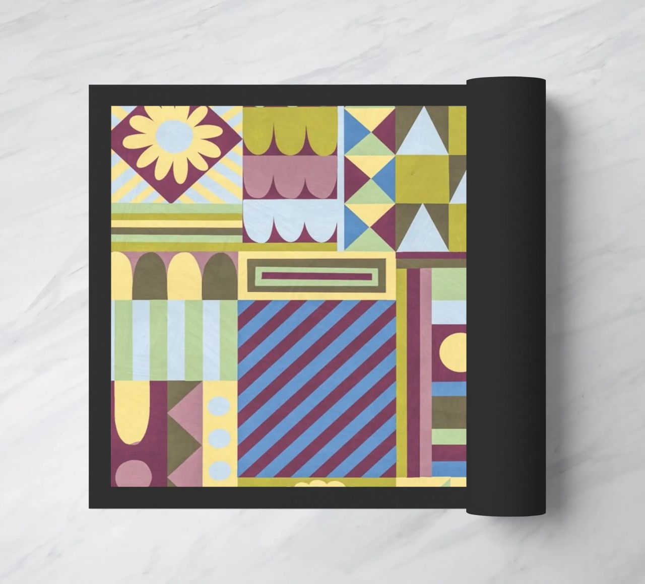 Modern craft composition felpudo de GigiRosado
