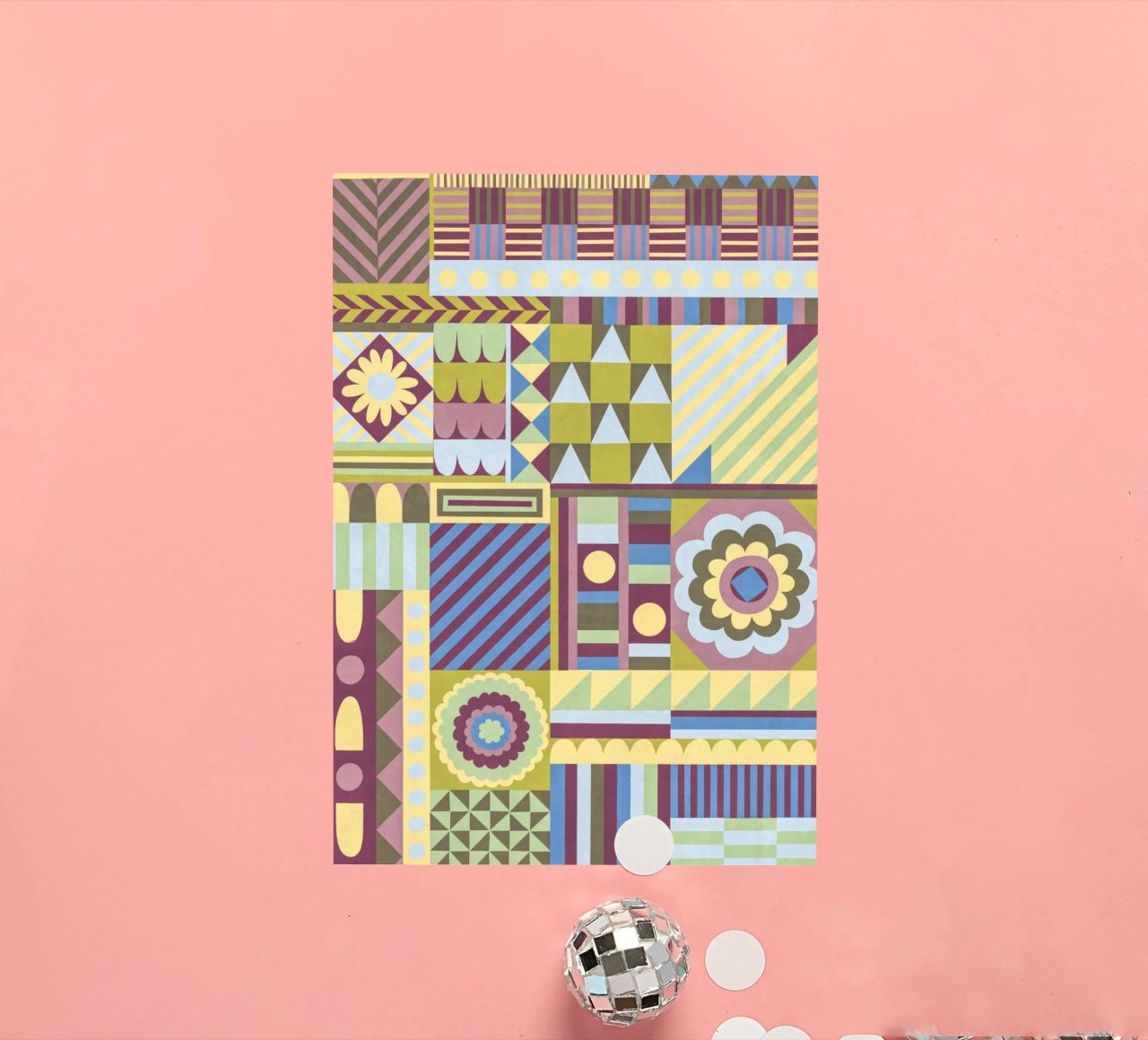 Modern craft composition pegatina de GigiRosado