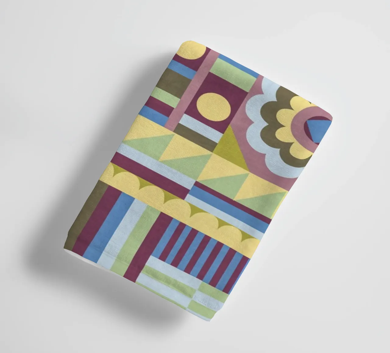 Modern craft composition towel by GigiRosado