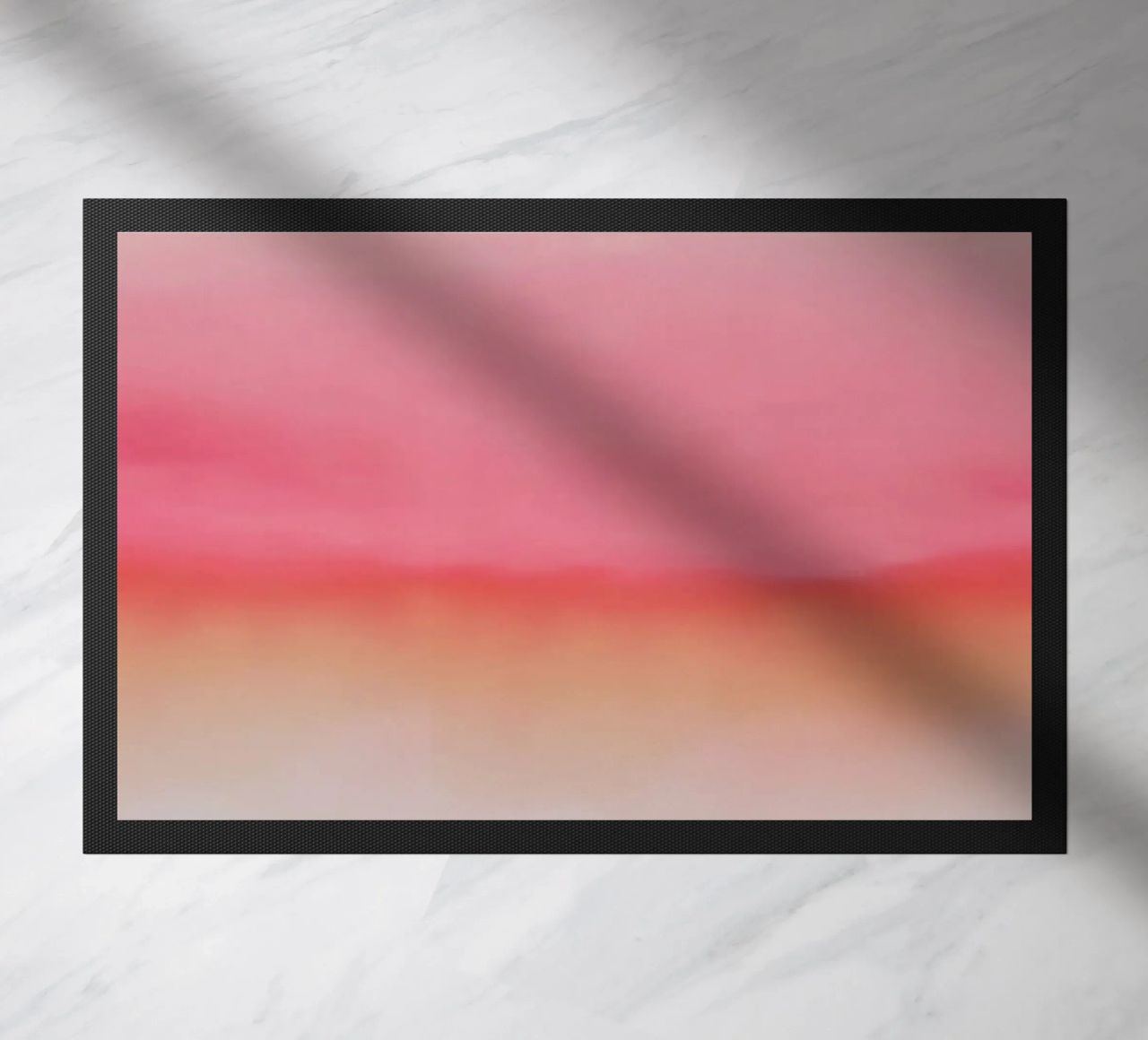 Pink Horizon doormat by Kind of Style