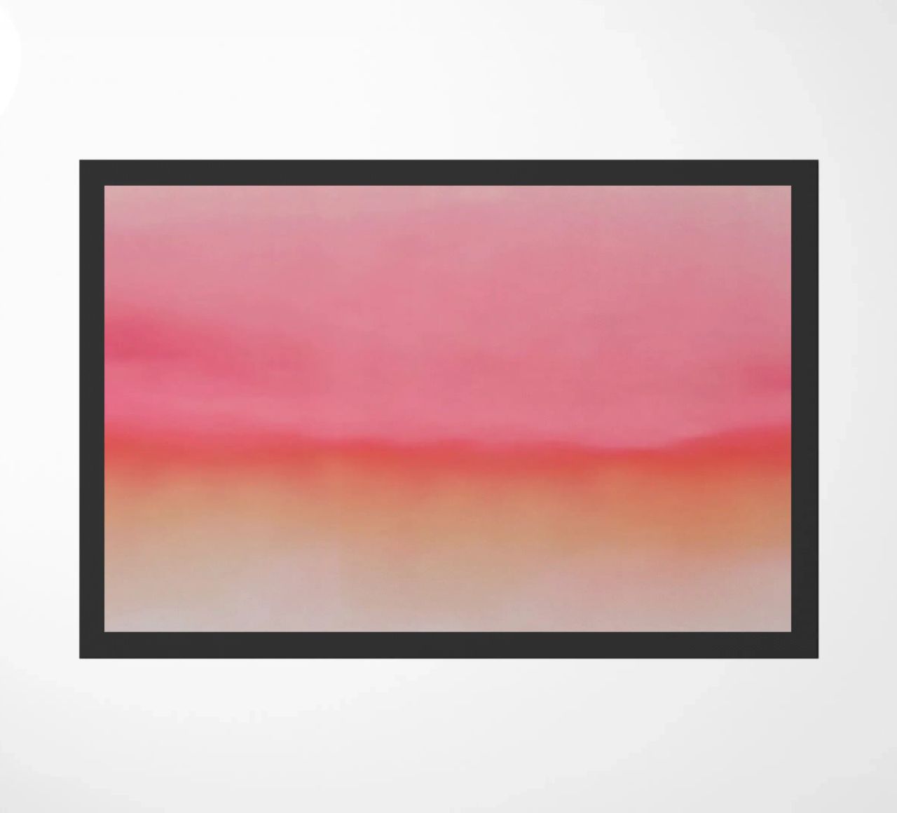 Pink Horizon doormat by Kind of Style