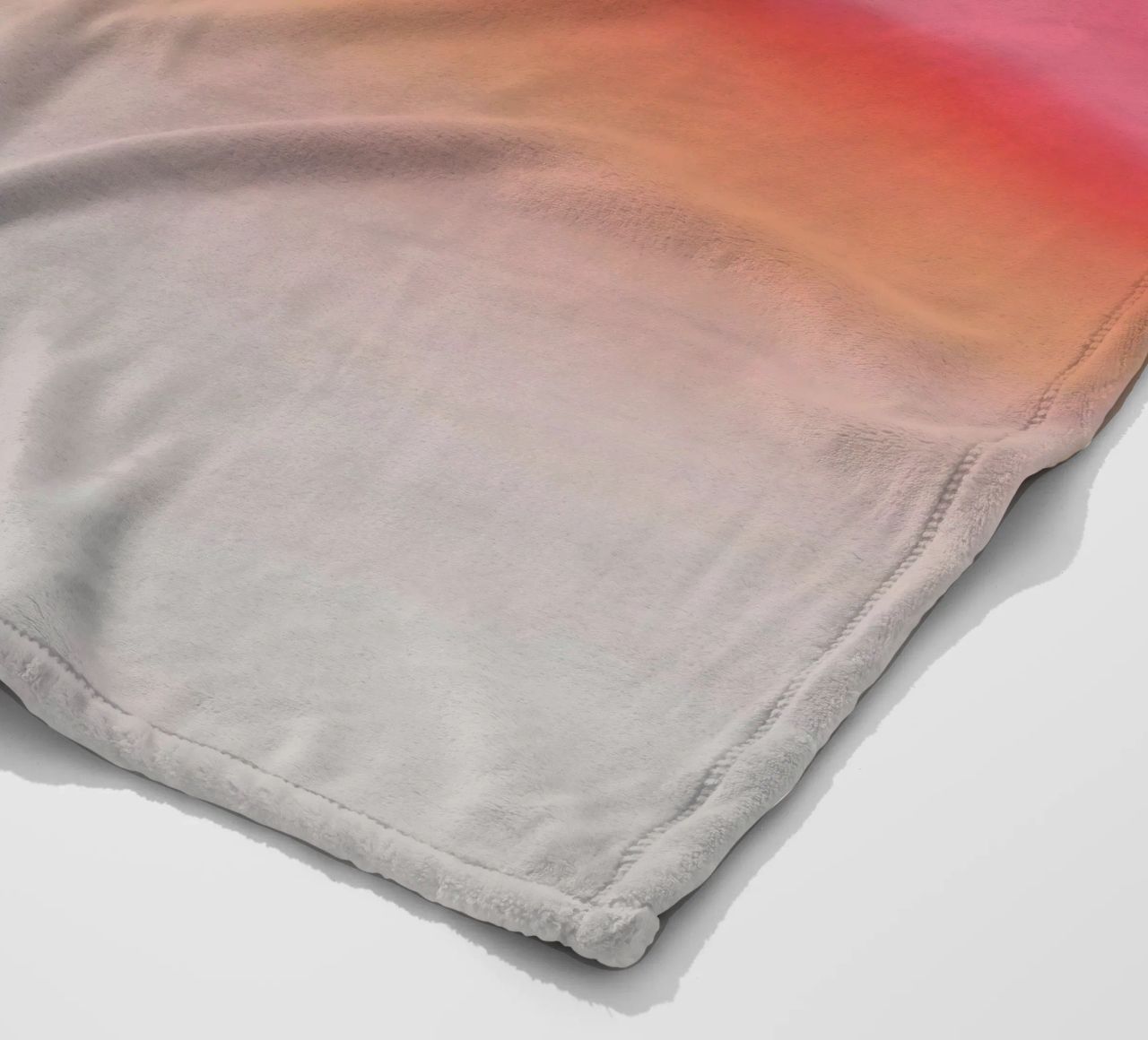 Pink Horizon fleece blanket by Kind of Style