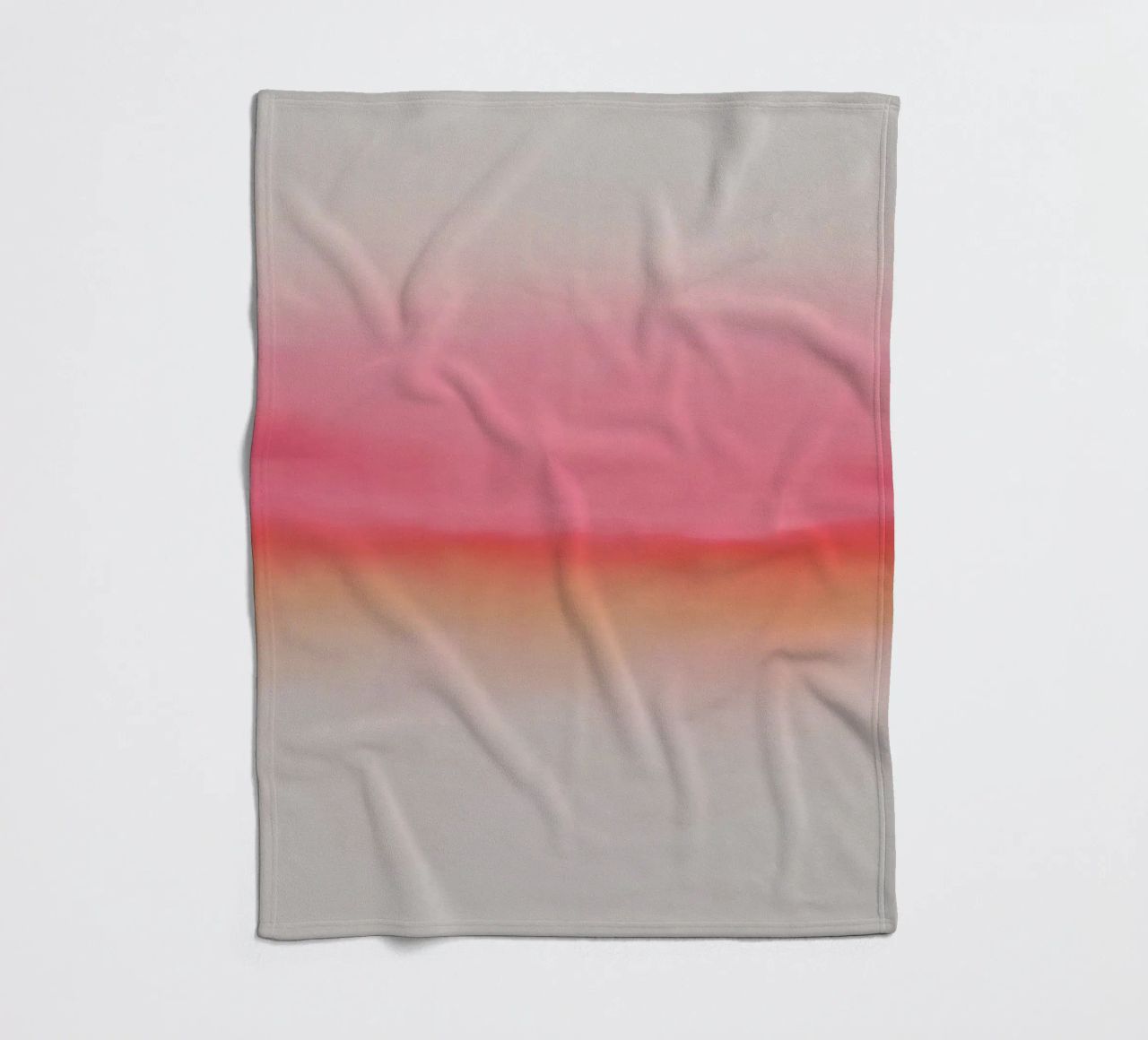 Pink Horizon fleece blanket by Kind of Style