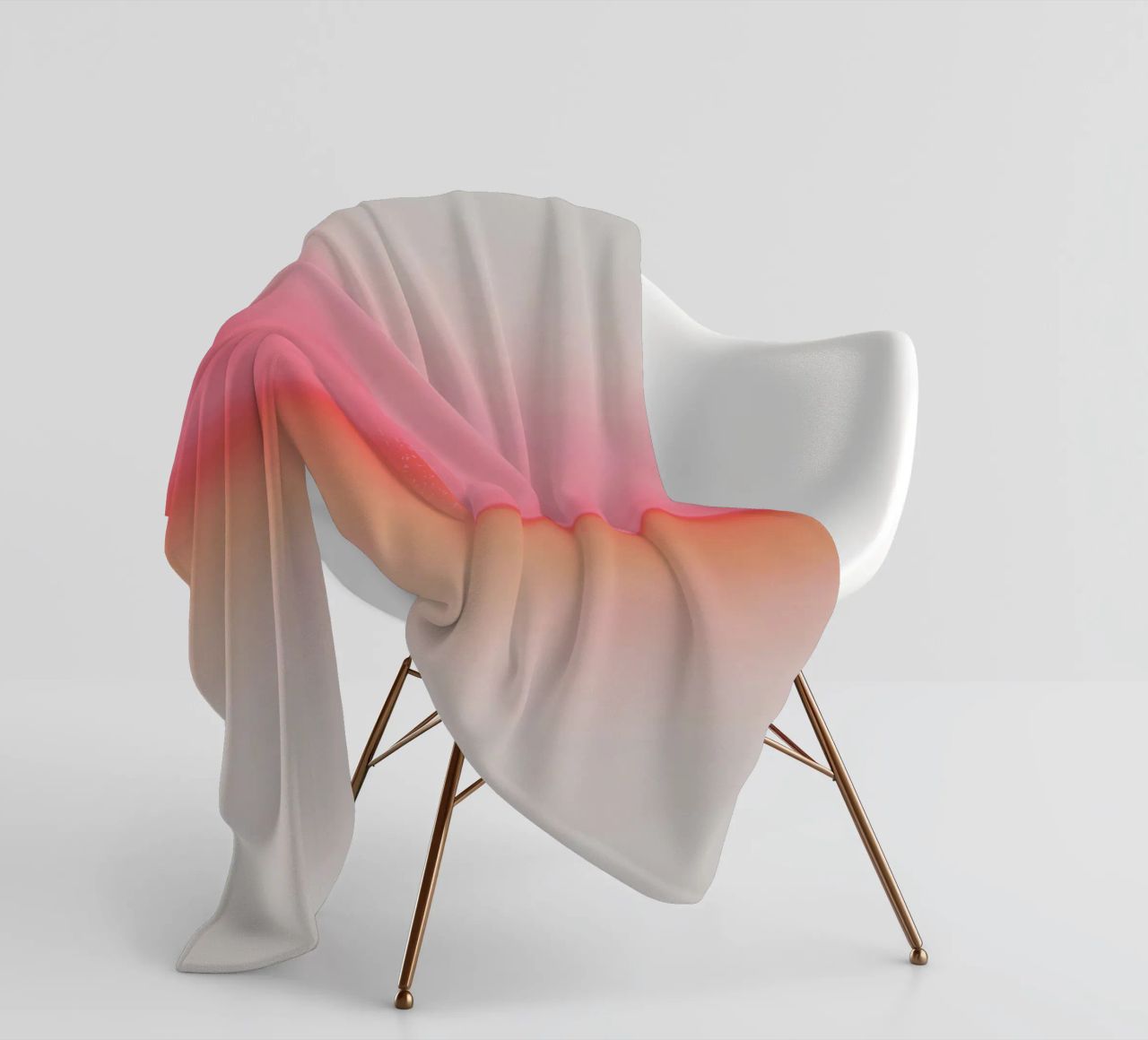 Pink Horizon fleece blanket by Kind of Style